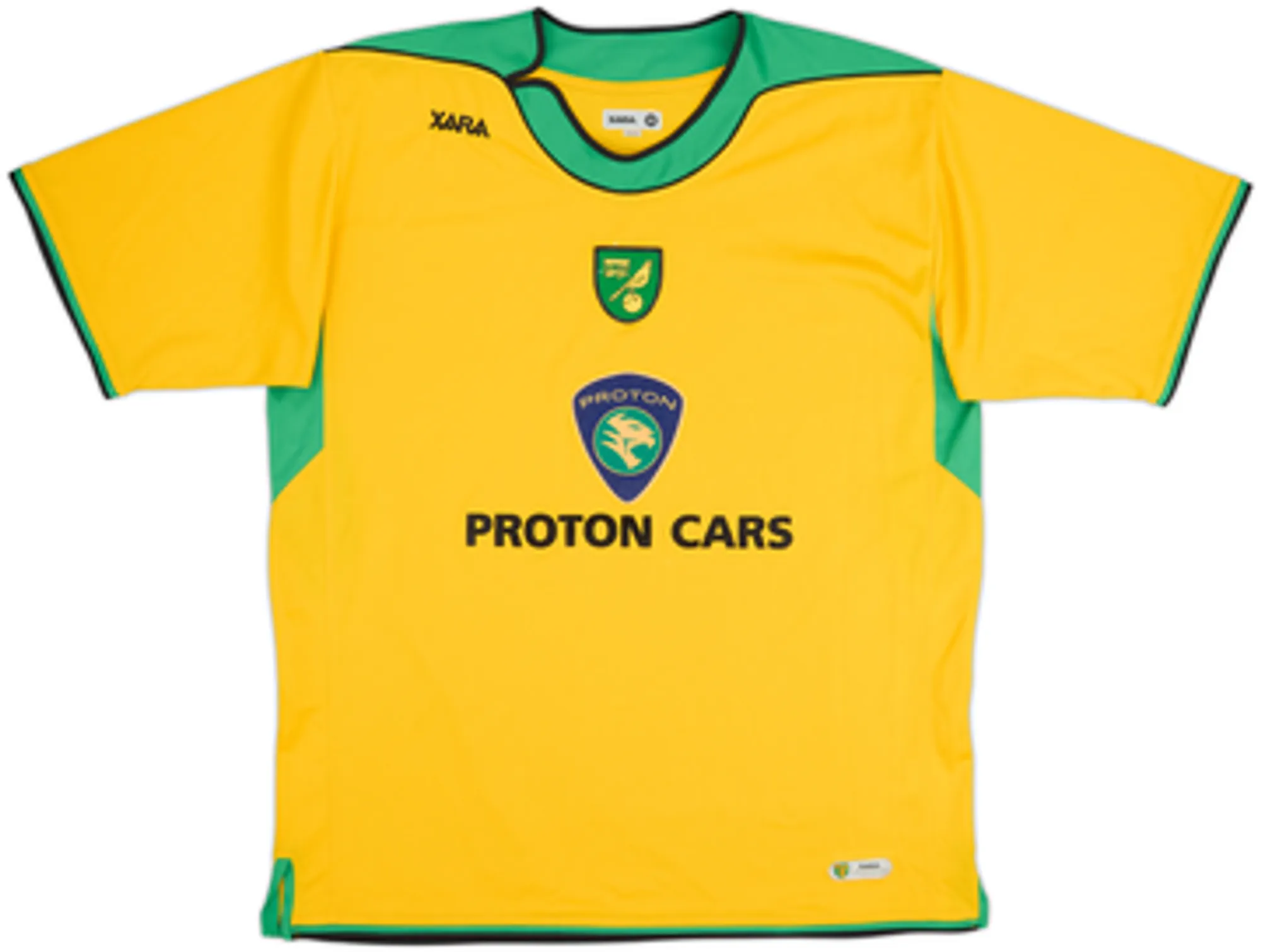 2005-06 Norwich Home Shirt Huckerby #6 - 9/10 - (S)