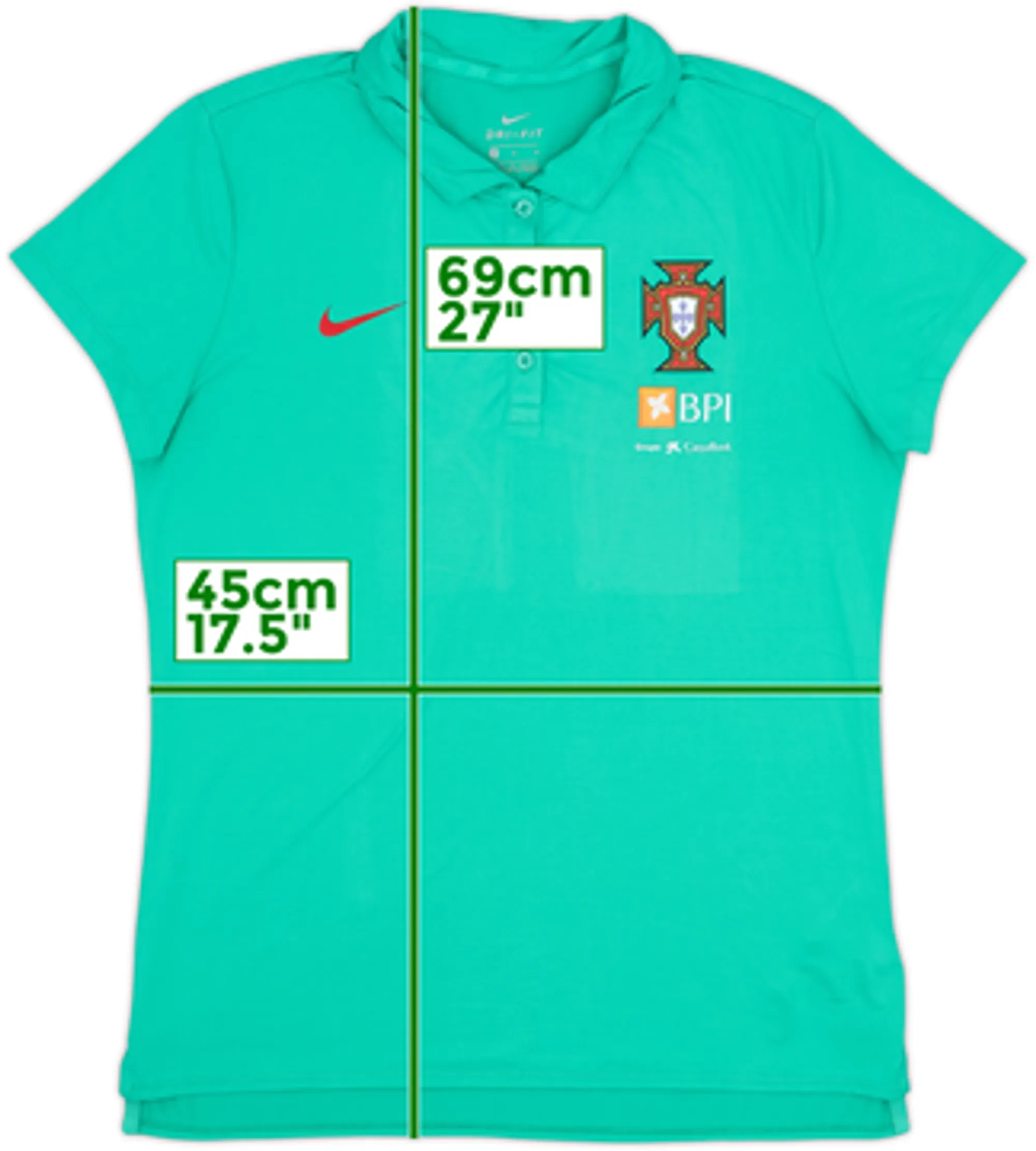 2018-19 Portugal Nike Polo Shirt - 8/10 - (Women's L)