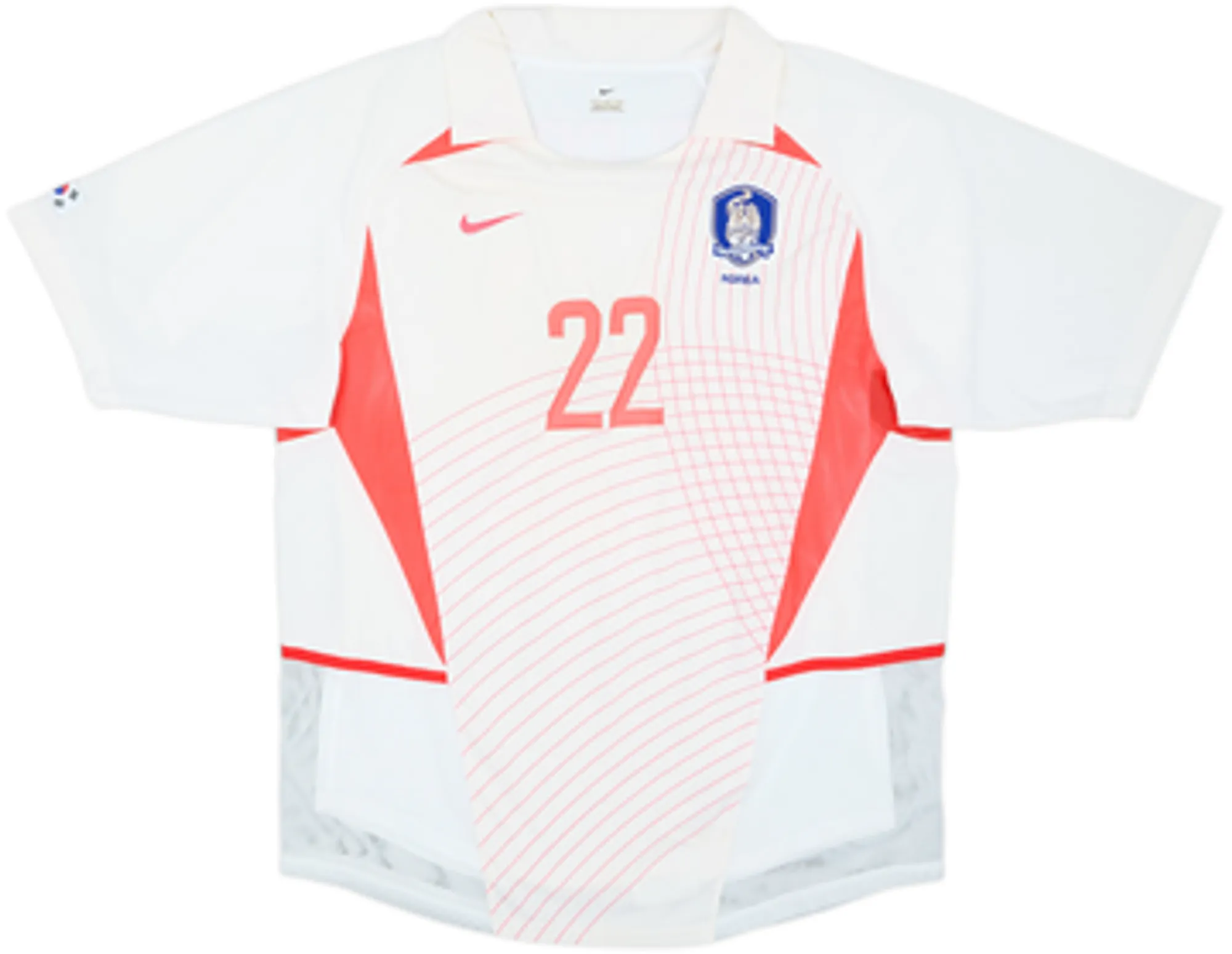 2002-03 South Korea Player Issue Away Shirt C G Song #22 - 8/10 - (L)