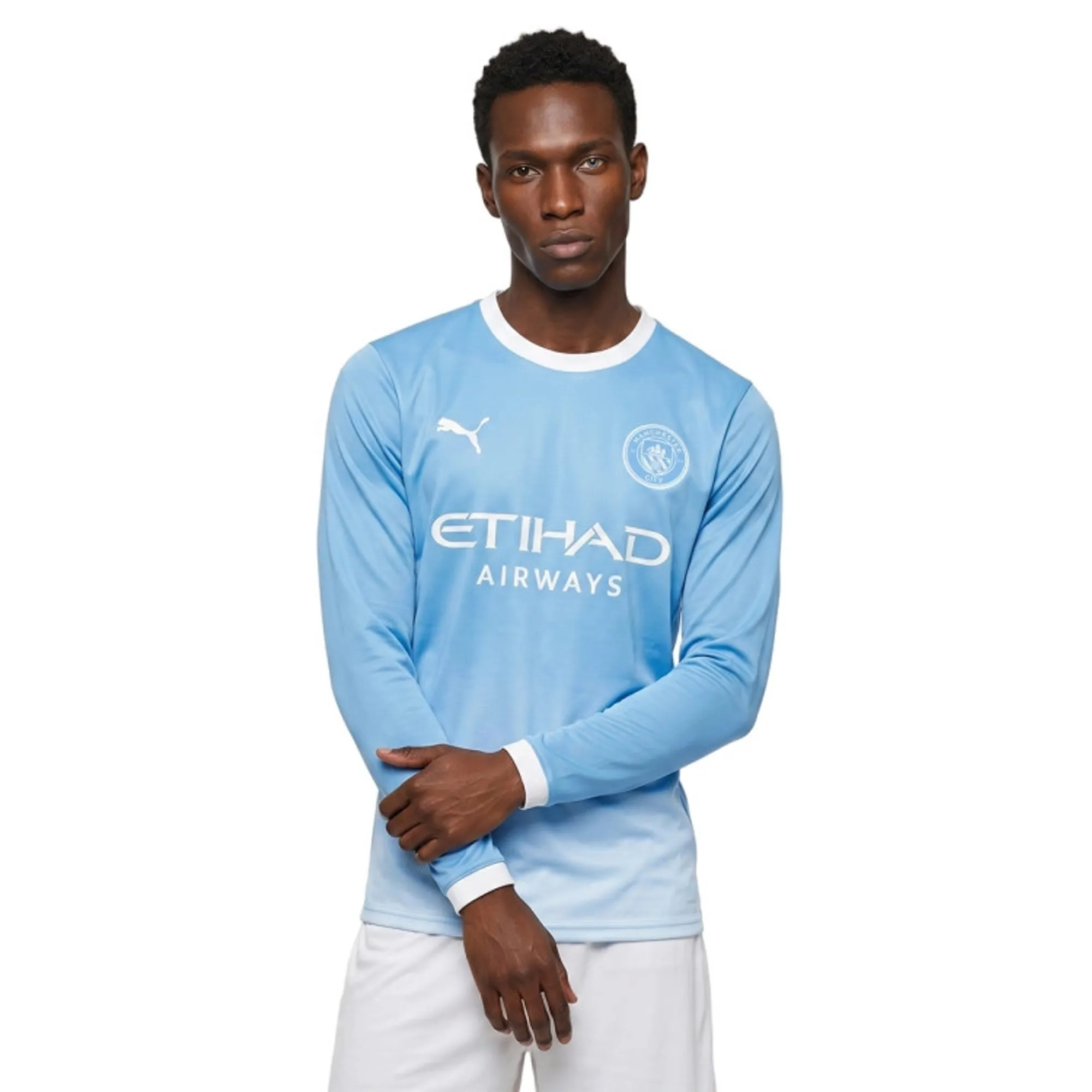 Manchester City 26/27 Home Long Sleeve Jersey Men in Blue | Size Large