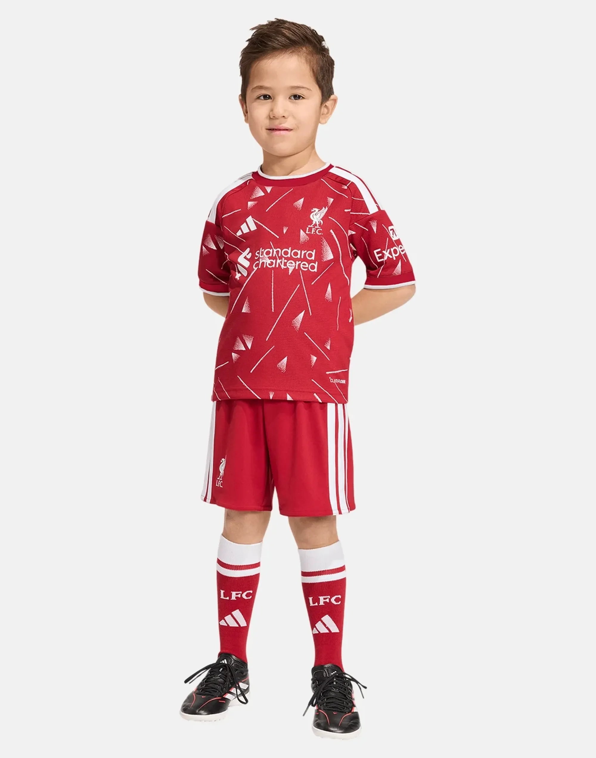 adidas Infants Liverpool 26/27 Home Kit in Red 