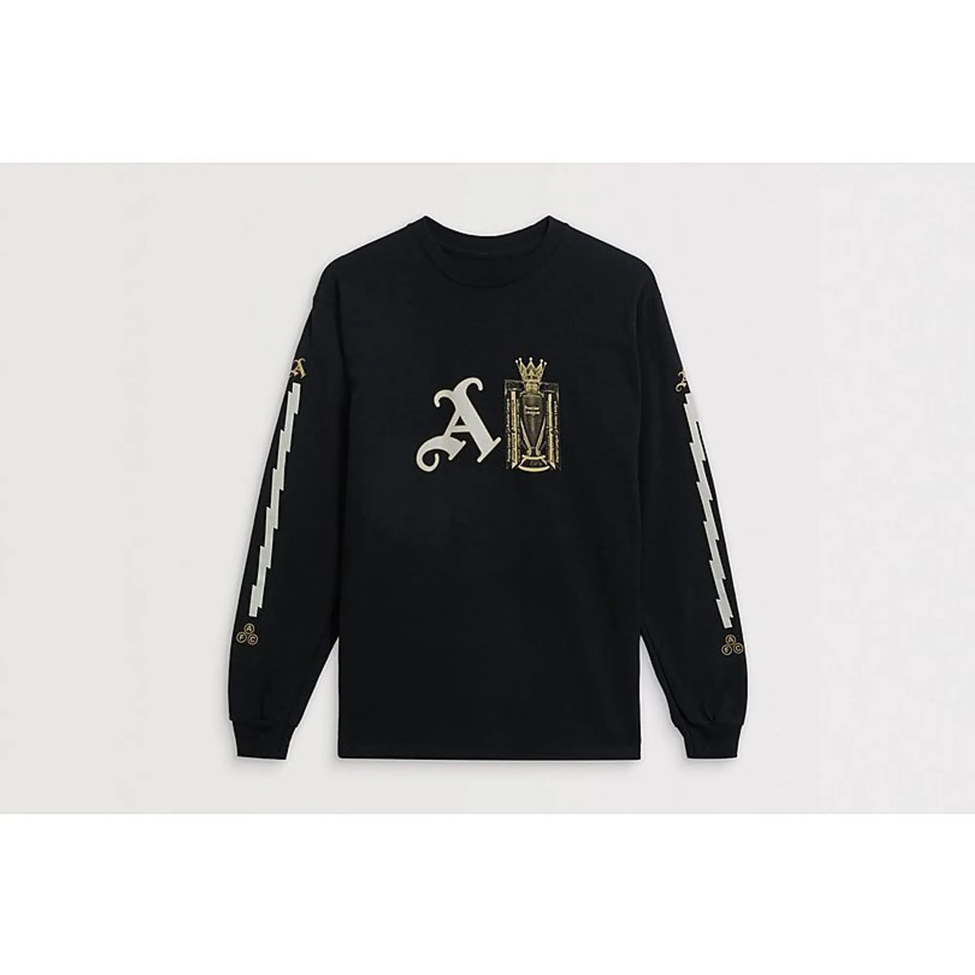 Arsenal Champions Trophy 25/26 Black Long Sleeved T-Shirt, Black