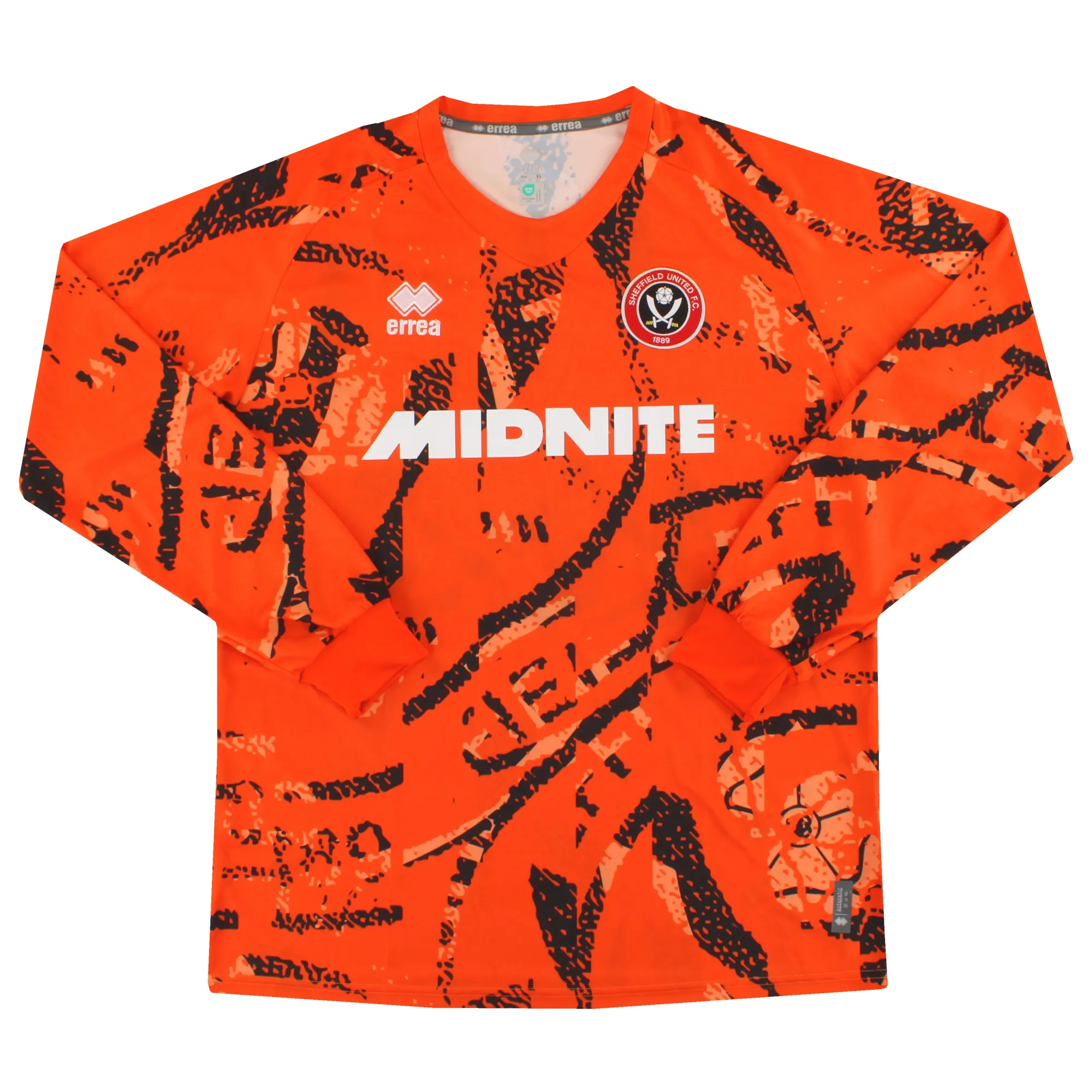 2024-25 Sheffield United Errea Pre-Match Away Shirt L/S Orange*w/tags* XL - Sheffield United / w/tags 