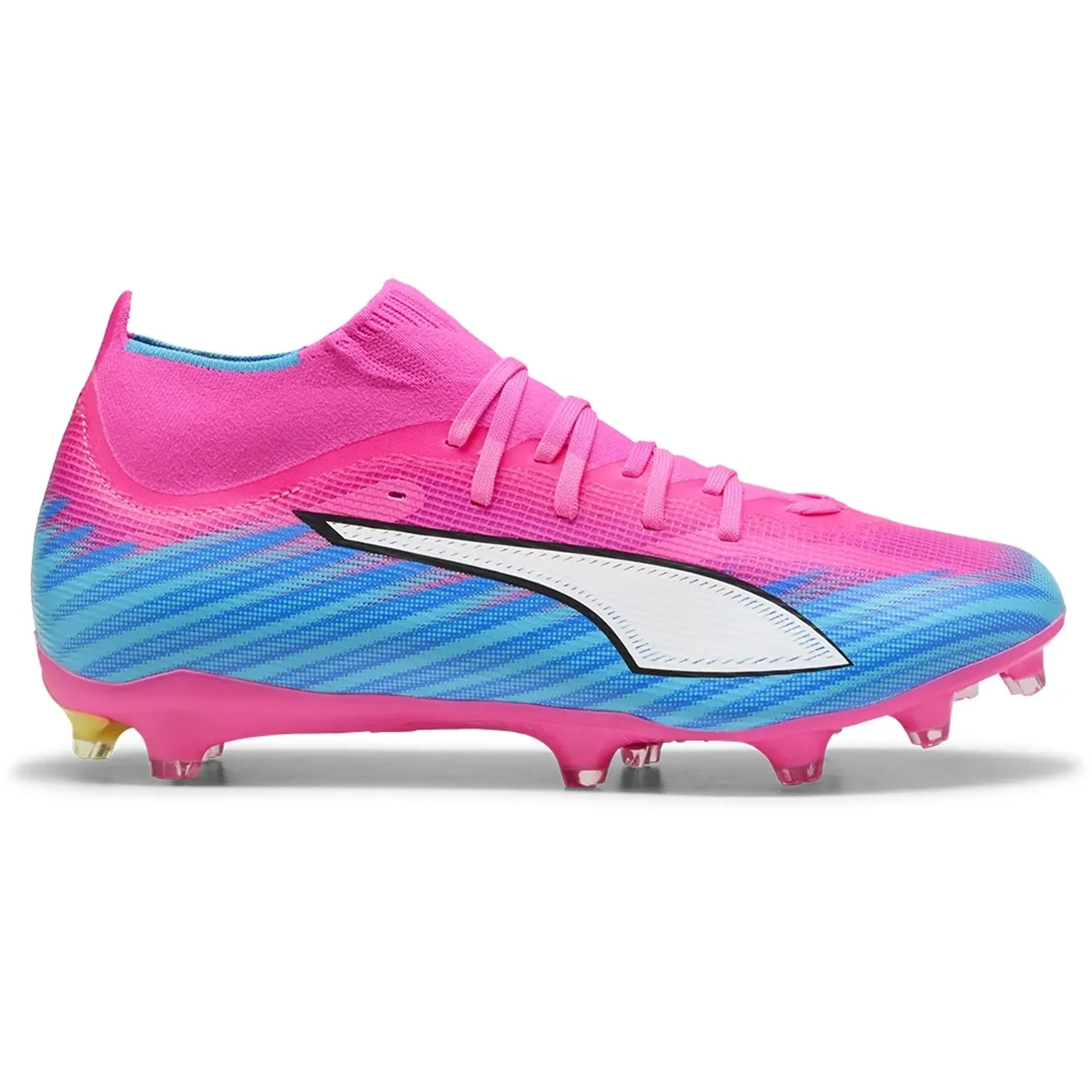 PUMA ULTRA 6 MATCH+ FG/AG Football Boots Unisex in Pink | Size 8