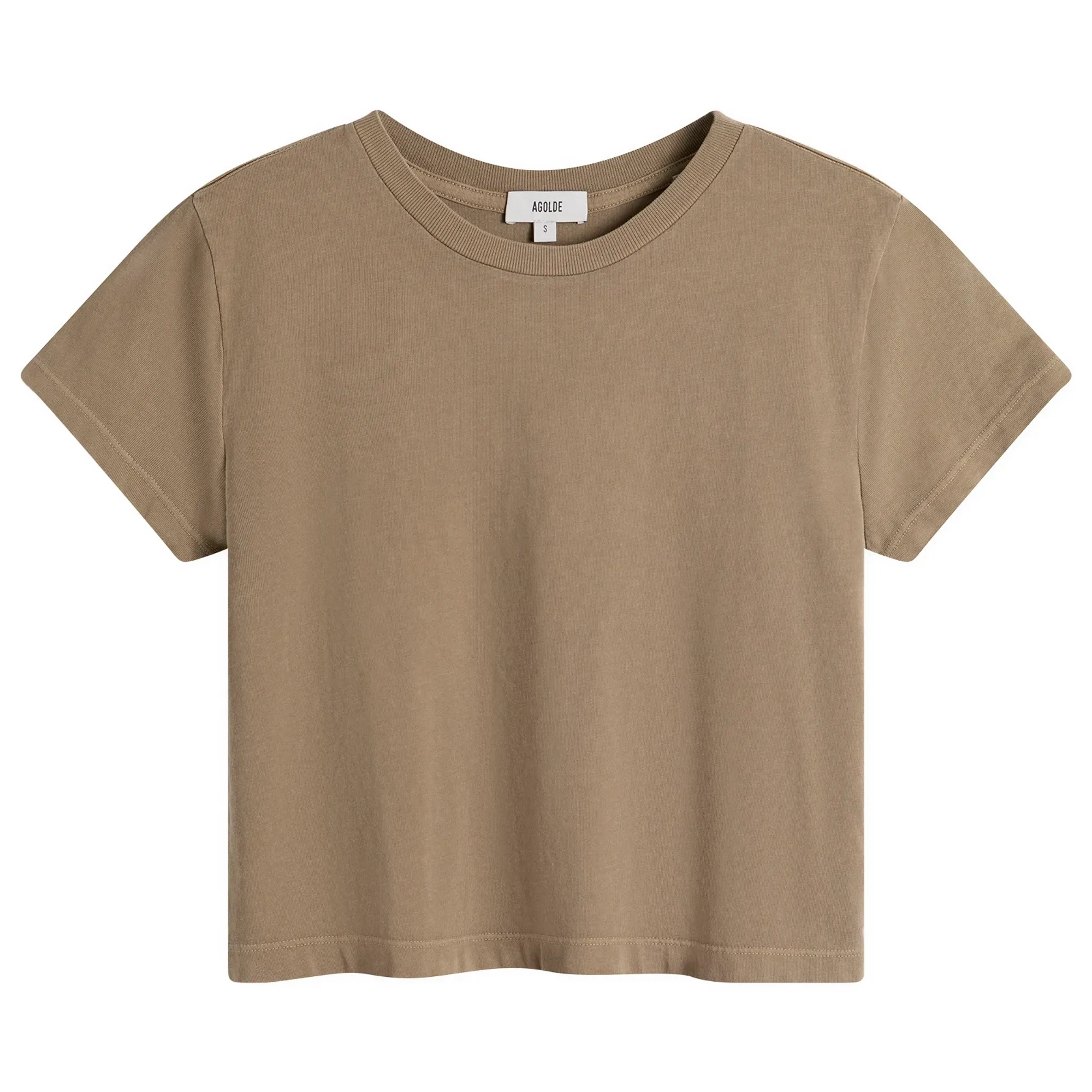 Agolde Women's Adine Shrunken Tee Trail