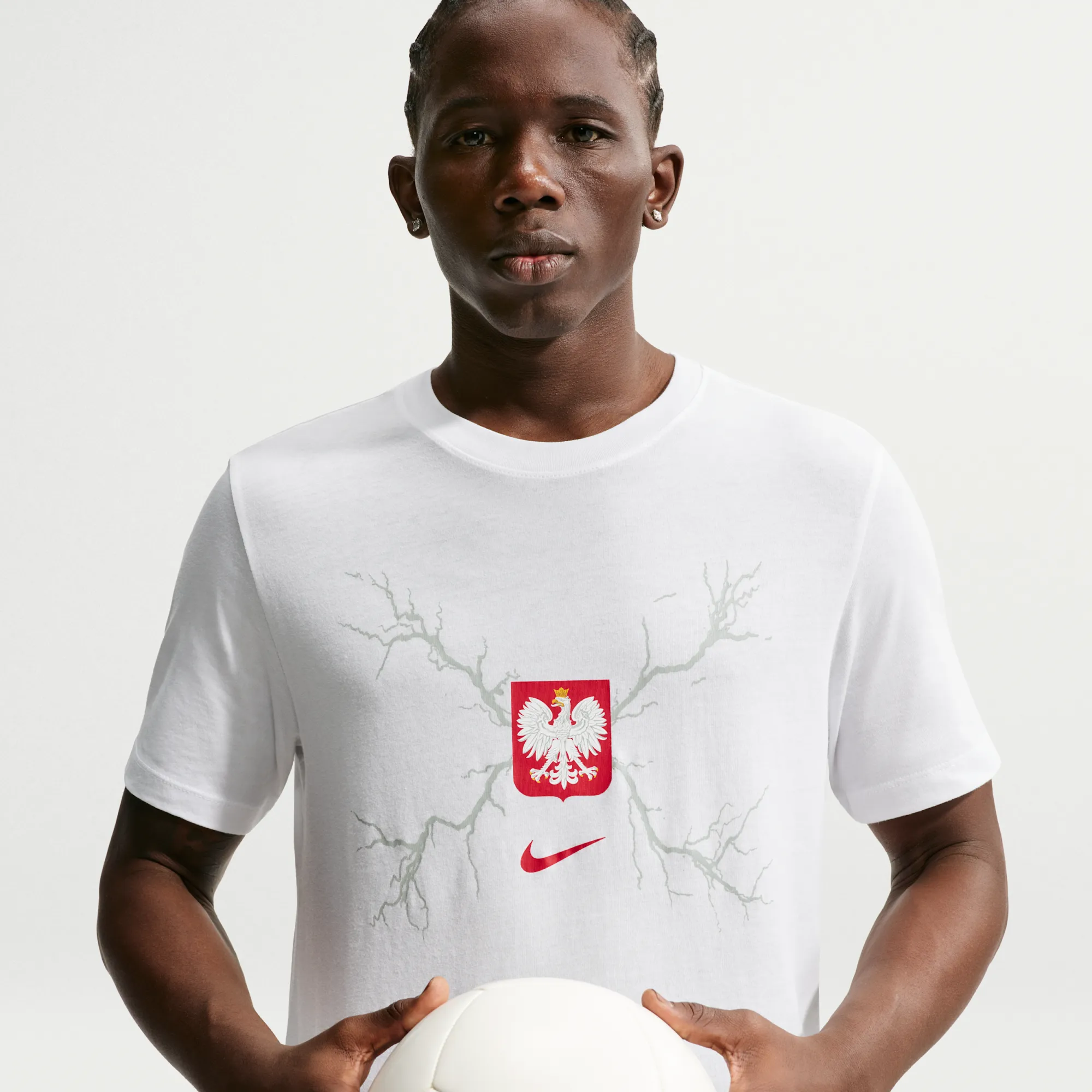 Poland 2026 Men's Nike Football T-Shirt - White