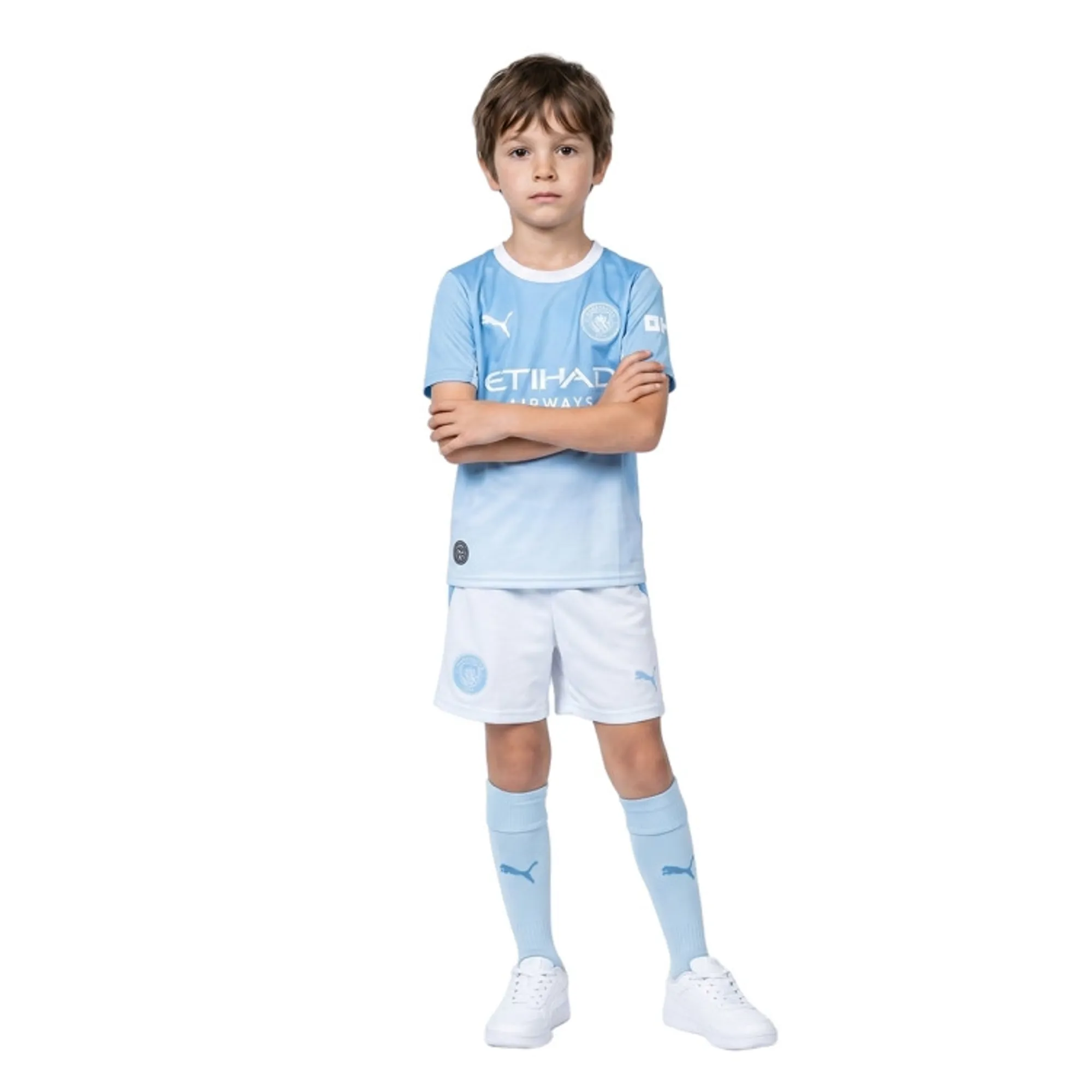 Puma Manchester City 26/27 Home Mini Kit Kids in Blue | Size 2-3 Youth