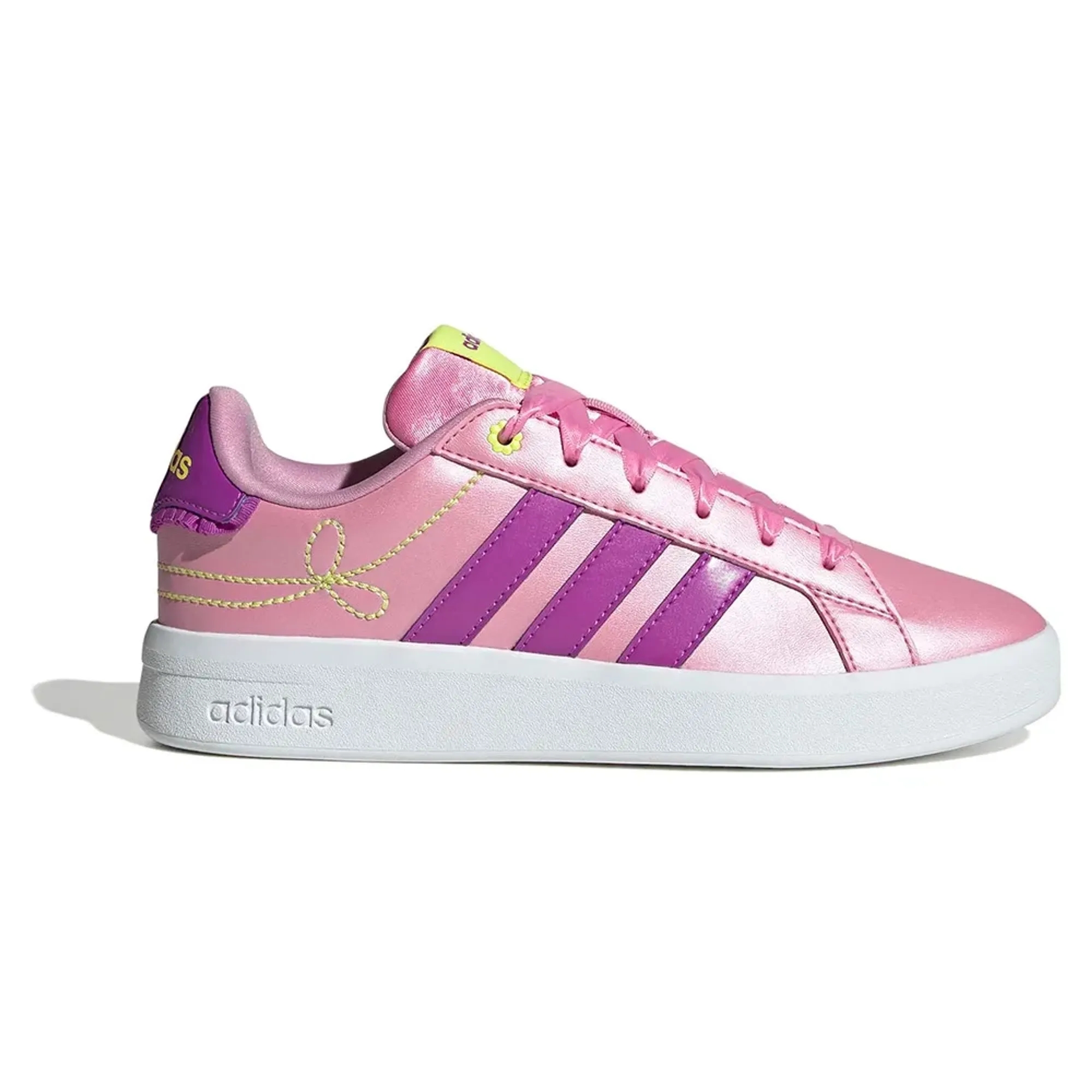 Adidas Grand Court 3.0  - St Tropic Bloom / Purple Burst / Hi-Res Yellow