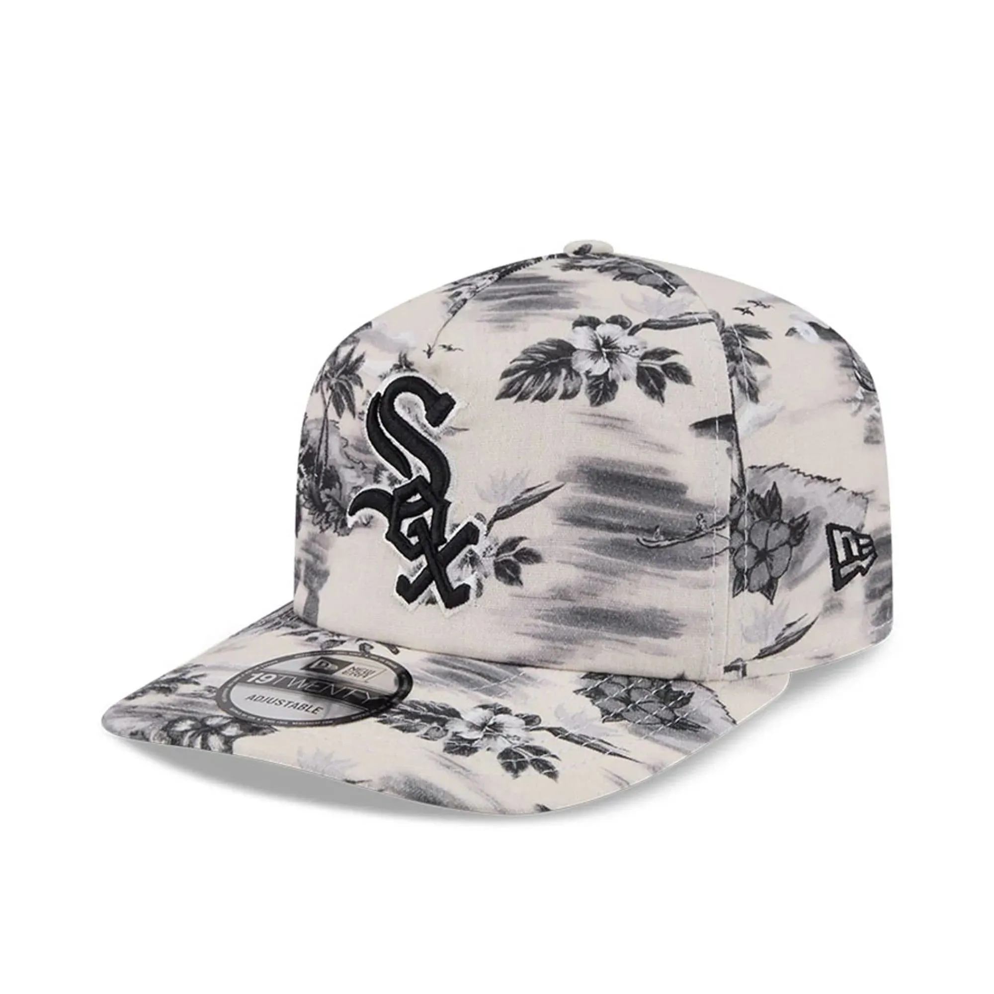 Chicago White Sox MLB Tropics Black 19TWENTY Adjustable Cap New Era Cap adult unisex