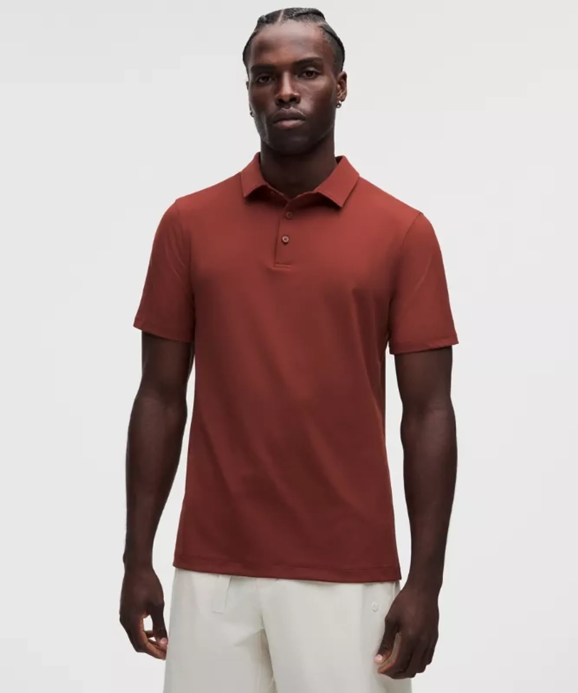 lululemon – Men's ShowZero Slim-Fit Polo Shirt – Color Red – Size Medium