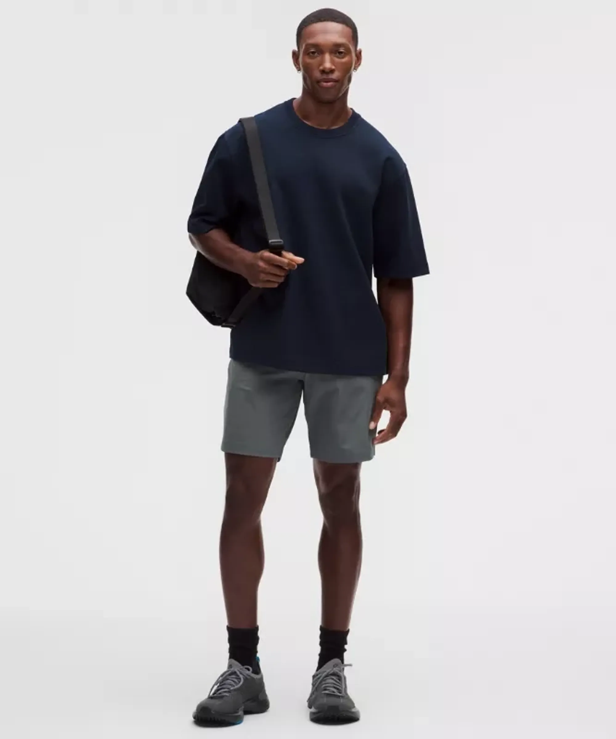 lululemon – Men's ABC Classic-Fit Shorts Warpstreme – 9" – Color Grey/Blue – Size 40
