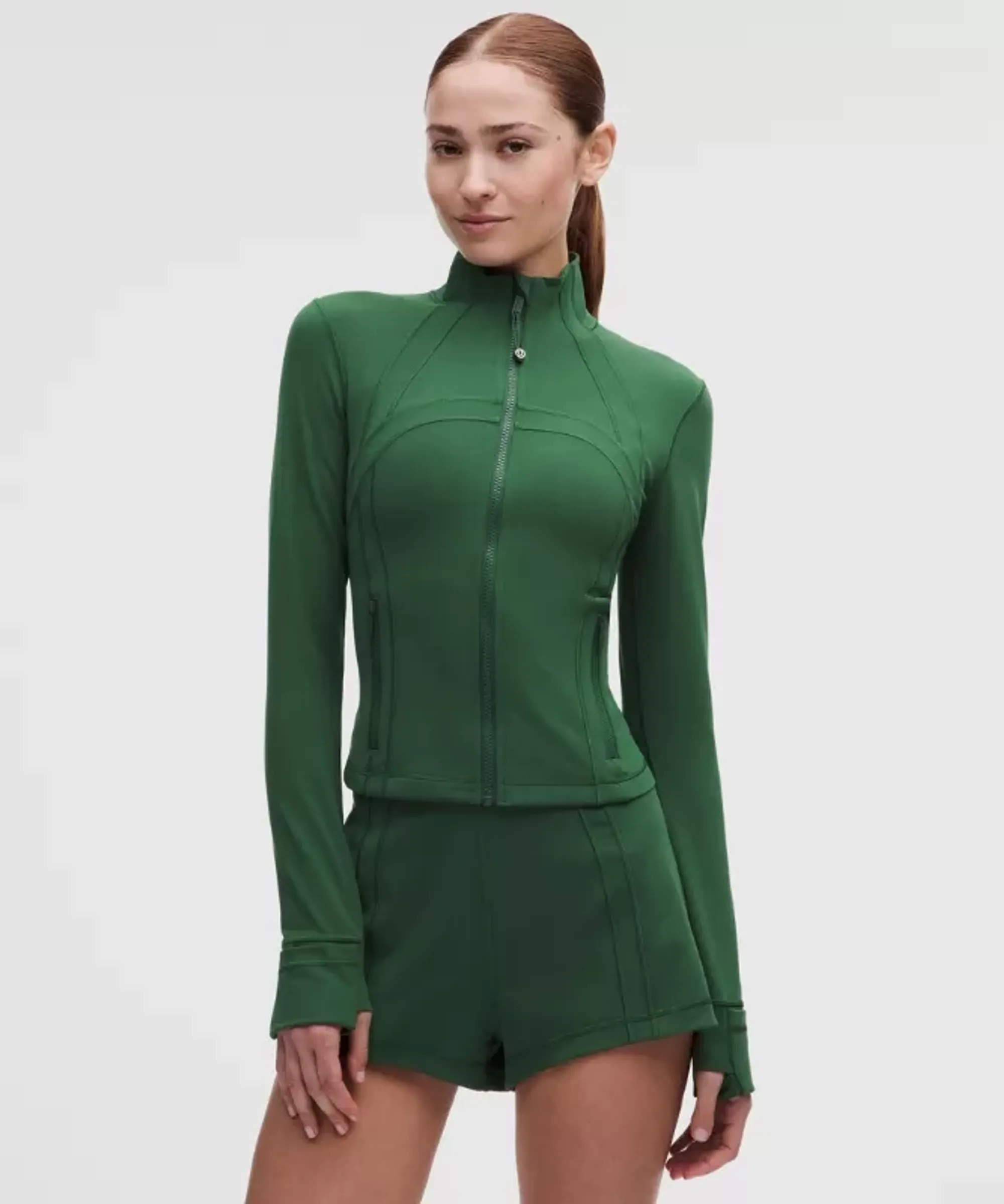 lululemon – Women's Define Cropped Jacket Nulu – Color Green – Size 6