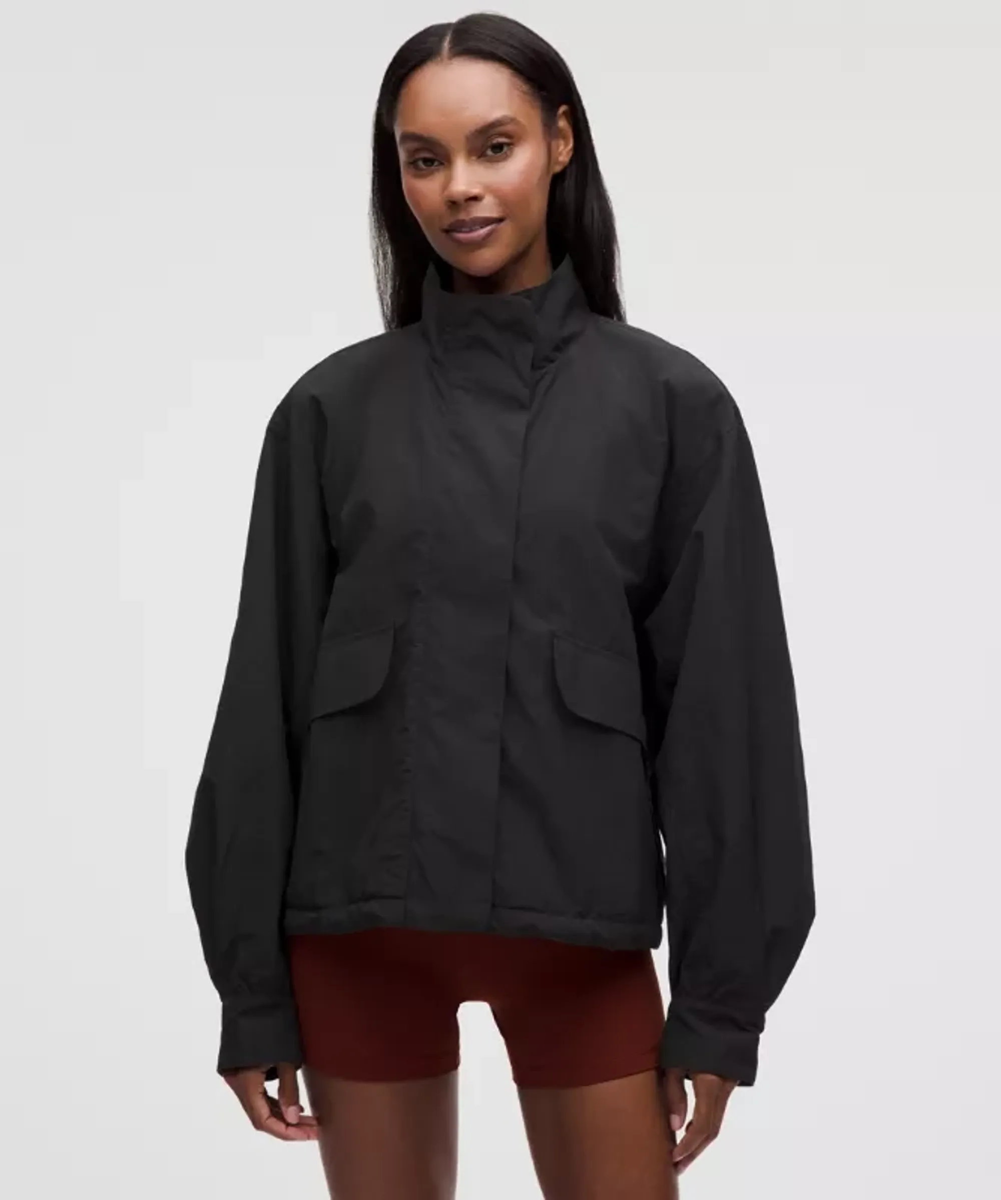 lululemon – Women's Oversized Cinch-Hem Reversible Jacket – Color Black – Size 2XS