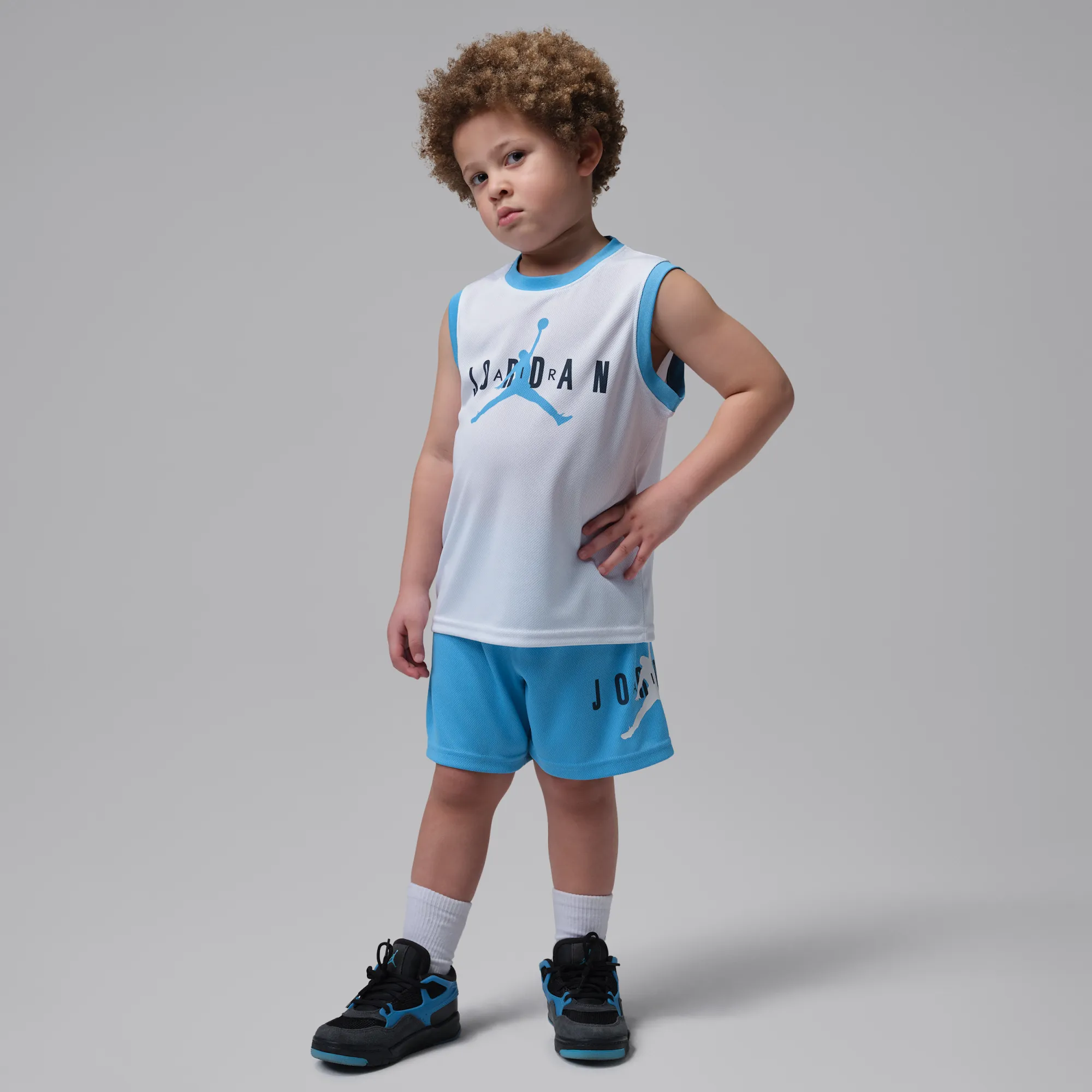 Nike Jordan Younger Kids' 2-Piece Jersey and Shorts Set - Blue