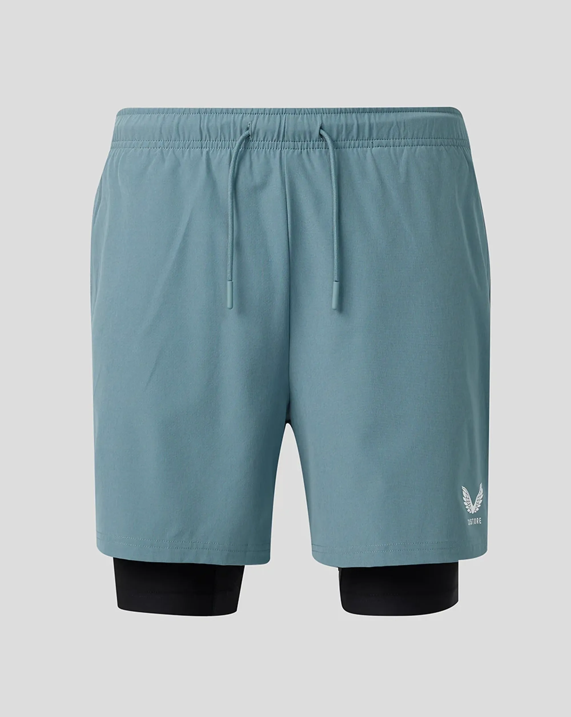 Castore Men's 2-in-1 Shorts - Blue