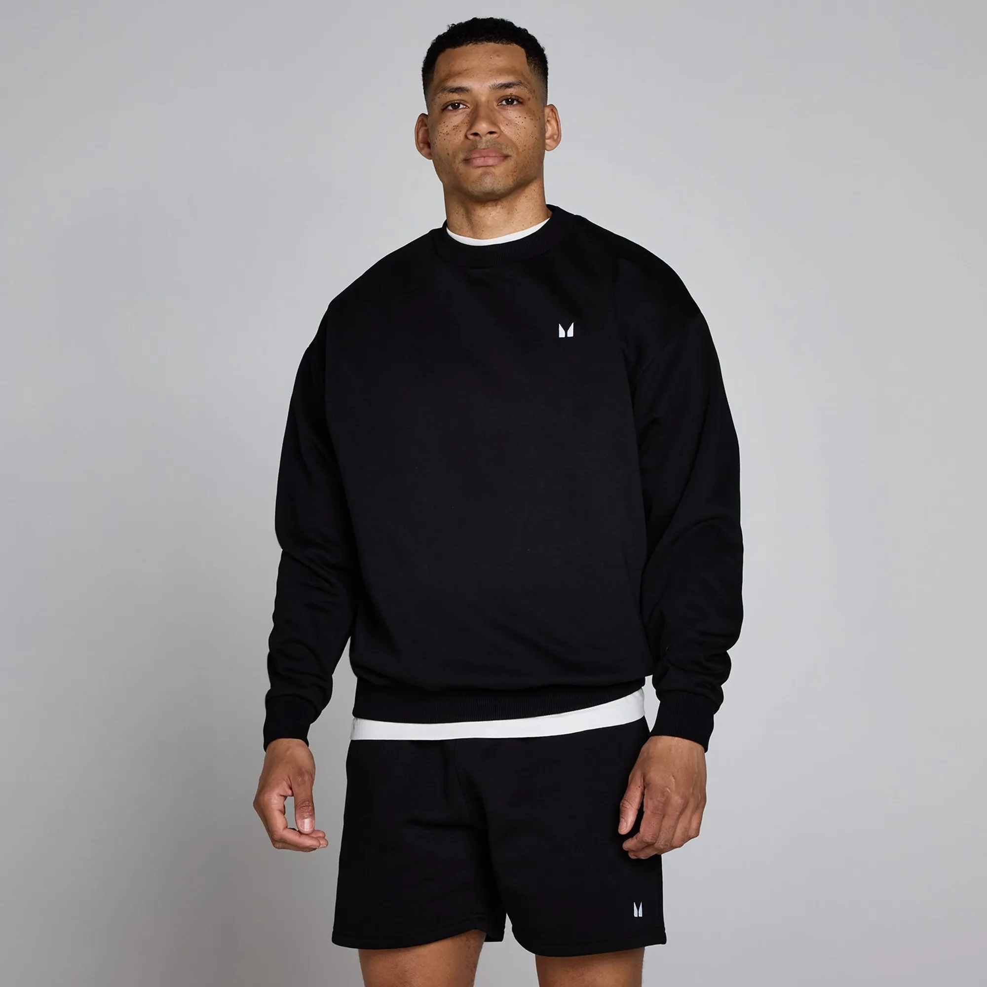 MP Men's Rest Day Oversized Sweatshirt - Black - XS