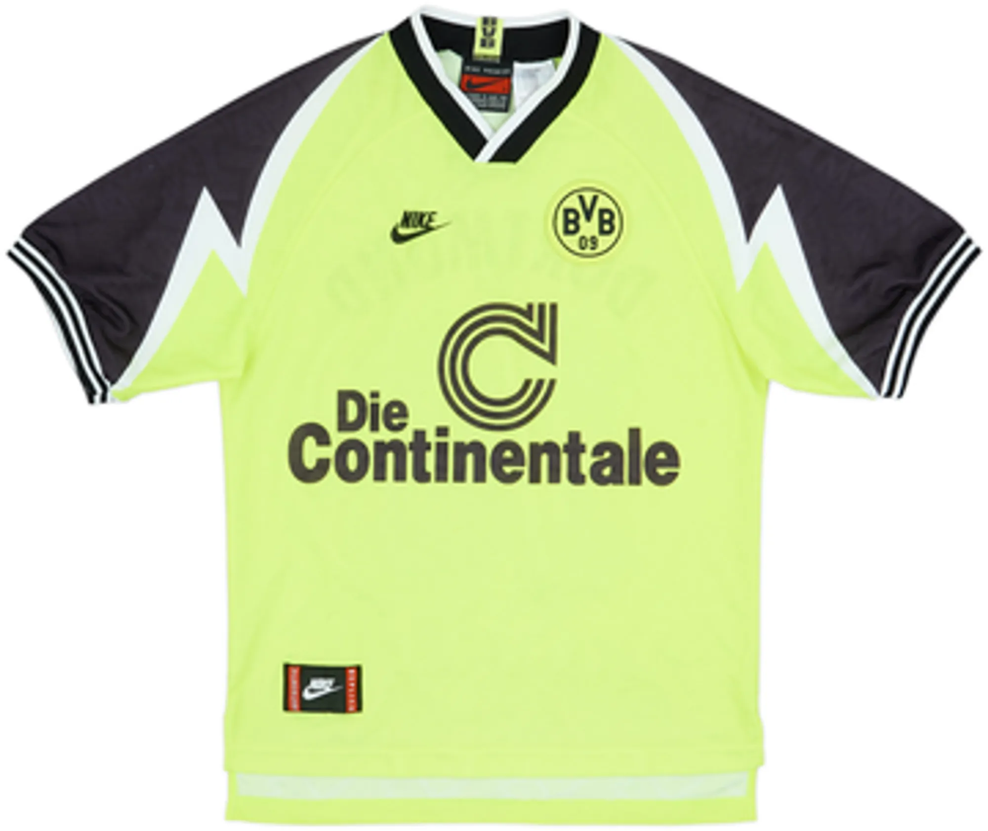 1995-96 Borussia Dortmund Home Shirt Ricken #18 - 5/10 - (S)