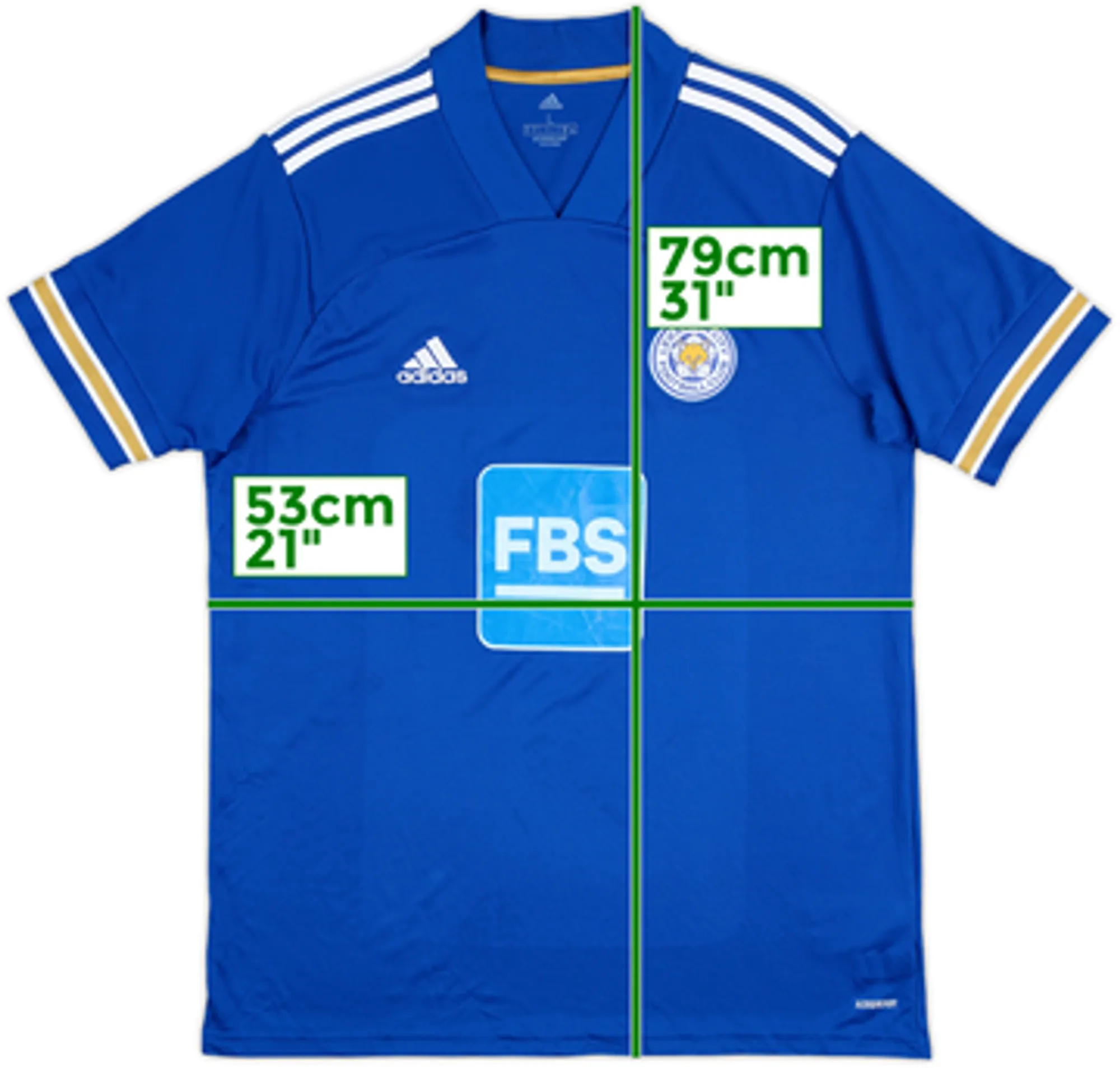 2020-21 Leicester Home Shirt - 8/10 - (L)