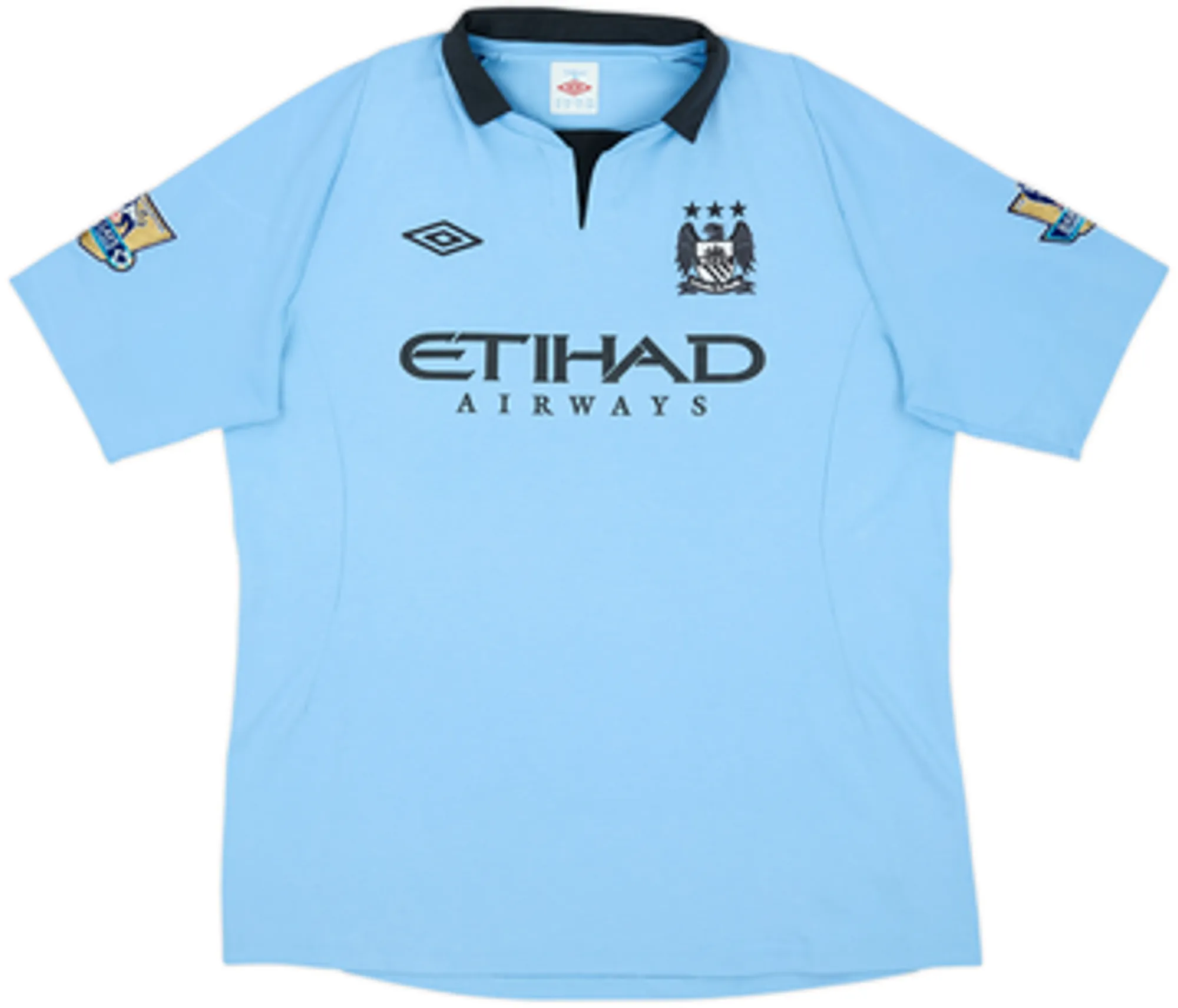 2012-13 Manchester City Home Shirt Javi Garcia #14 - 7/10 - (XL)