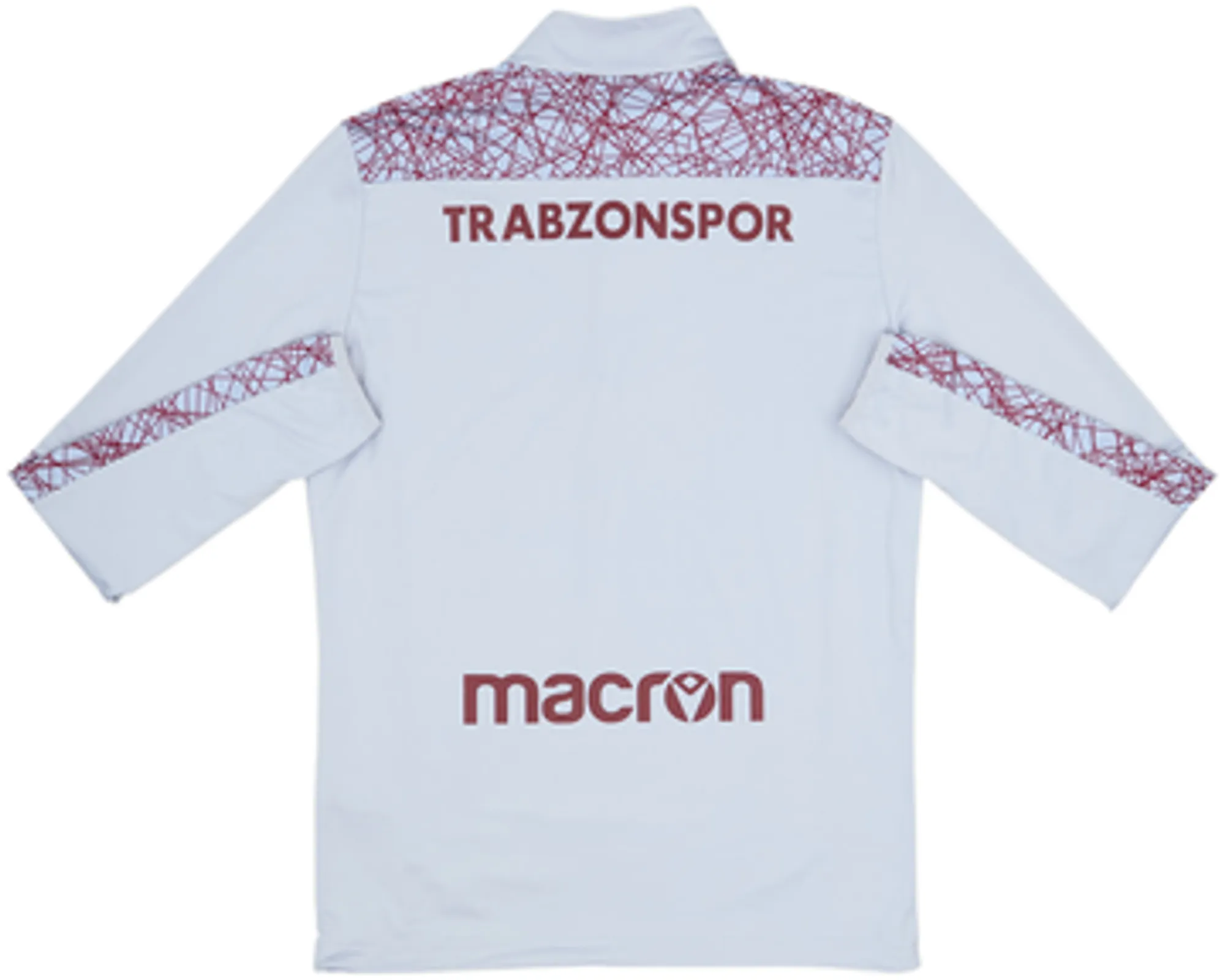 2019-20 Trabzonspor Macron 1/4 Zip Training Top - 8/10 - (S)