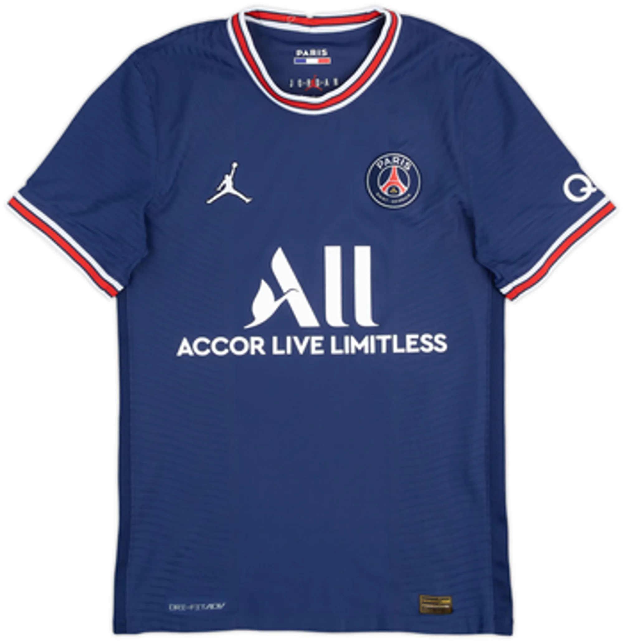 2021-22 Paris Saint-Germain Authentic Home Shirt Messi #30 - 7/10 - (S)