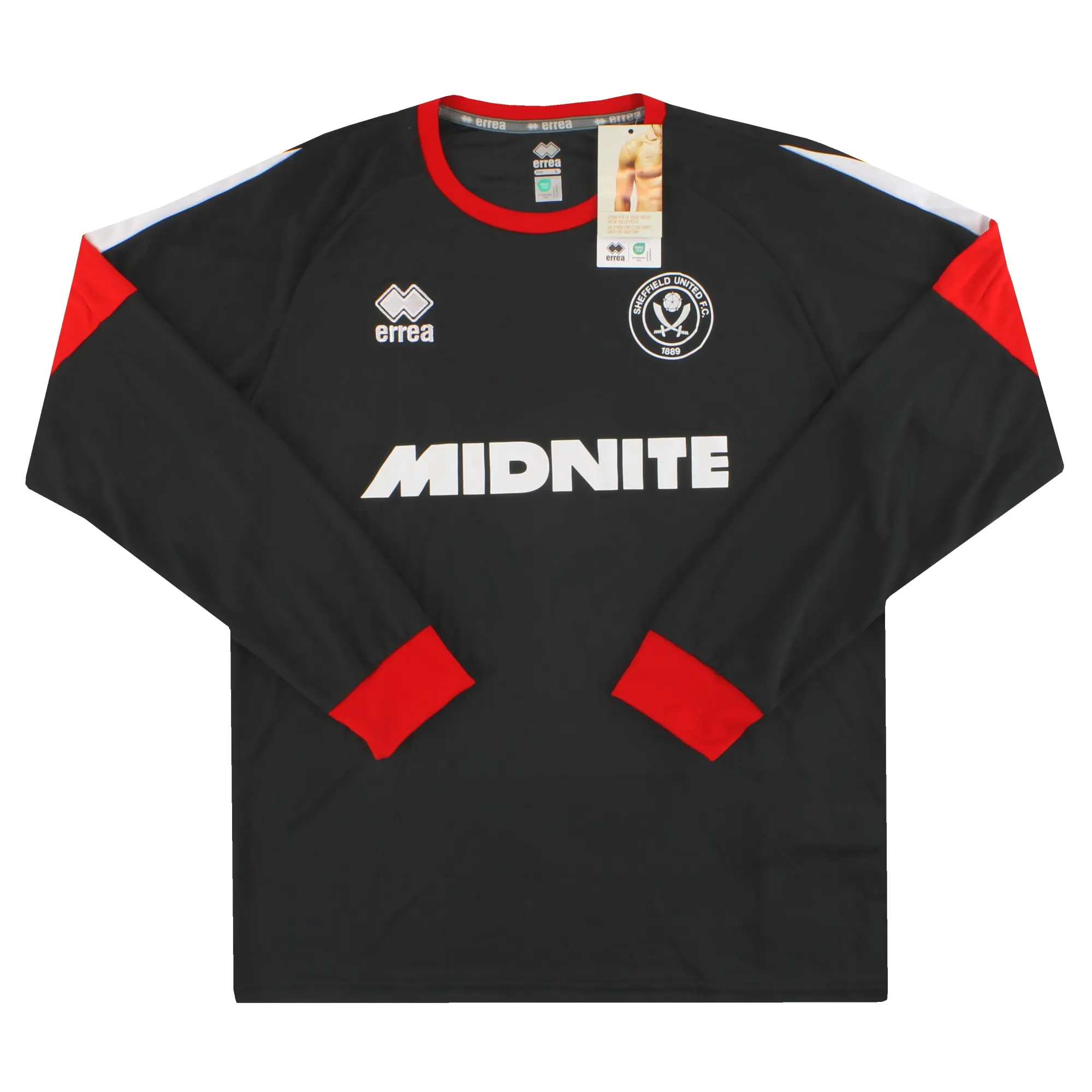 2024-25 Sheffield United Errea Training Shirt L/S BLK/RED*w/tags* - Sheffield United / w/tags 