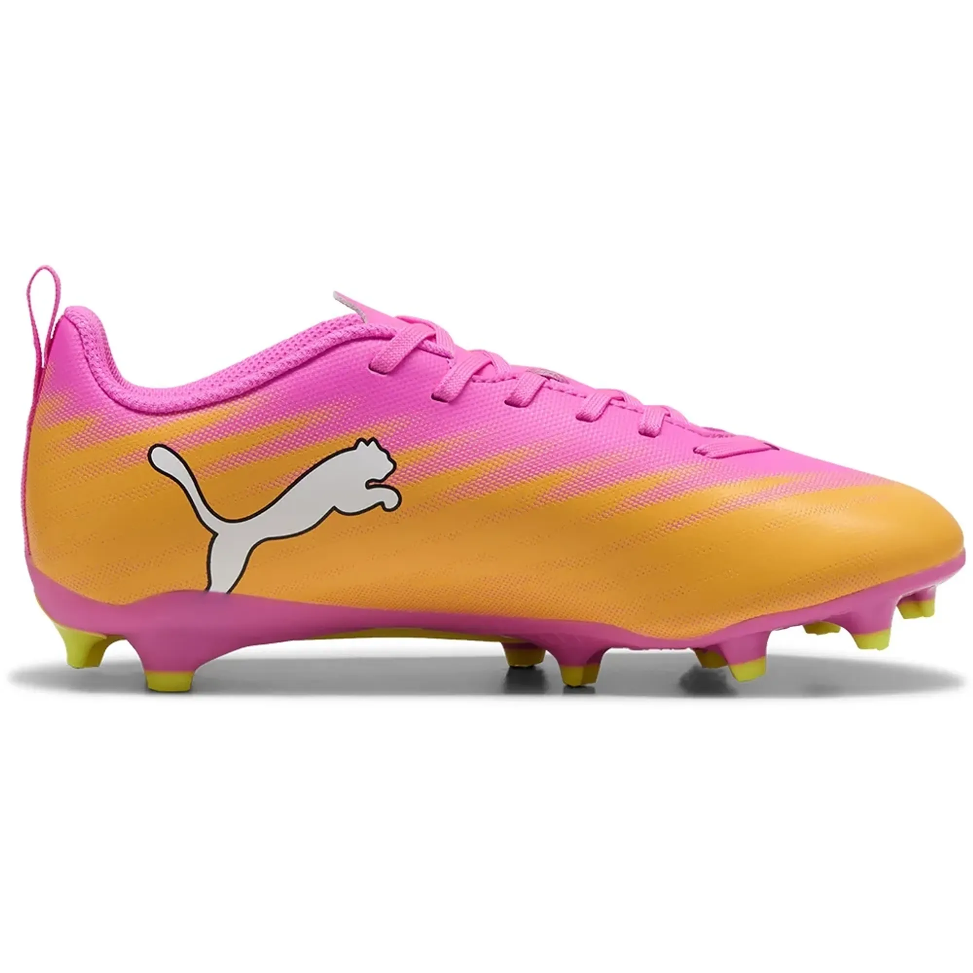 PUMA ULTRA 6 PLAY FG/AG Football Boots Youth in Pink | Size 1