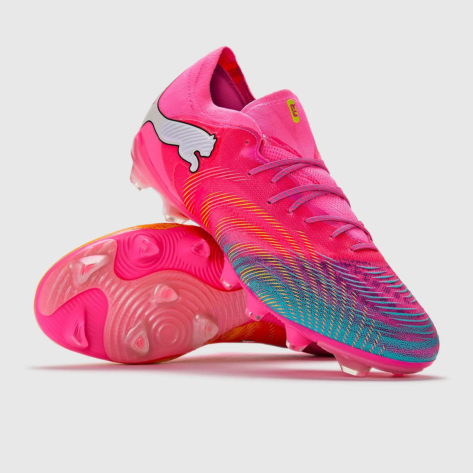 PUMA FUTURE 9 FUSION FG/AG Football Boots Unisex in Pink | Size 10