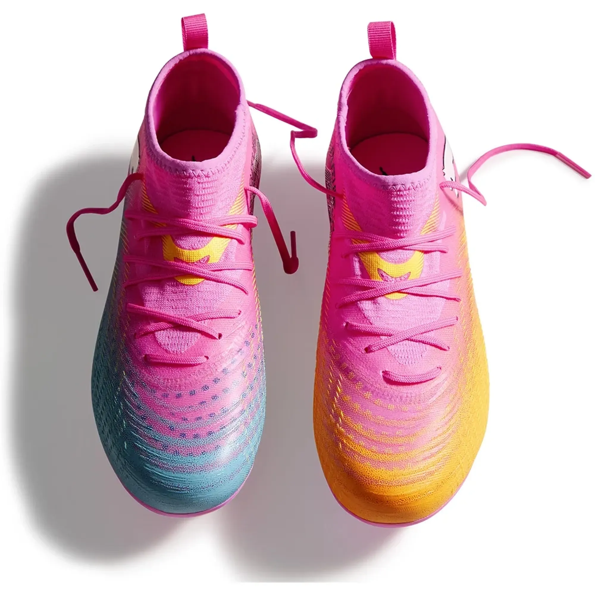 PUMA FUTURE 9 MATCH FG/AG Football Shoes Youth in Pink | Size 1