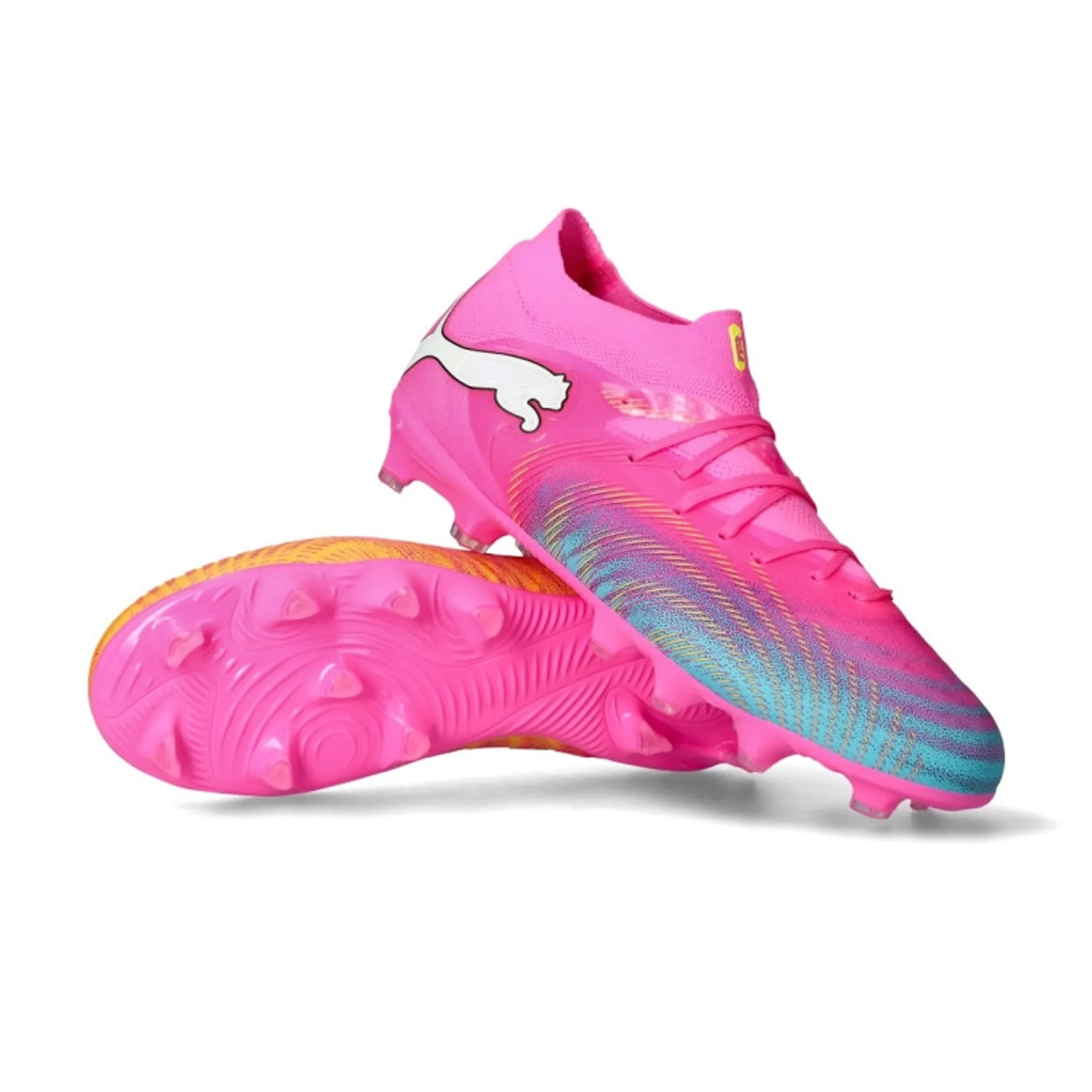 PUMA FUTURE 9 PRO FG/AG Football Boots Youth in Pink | Size 1