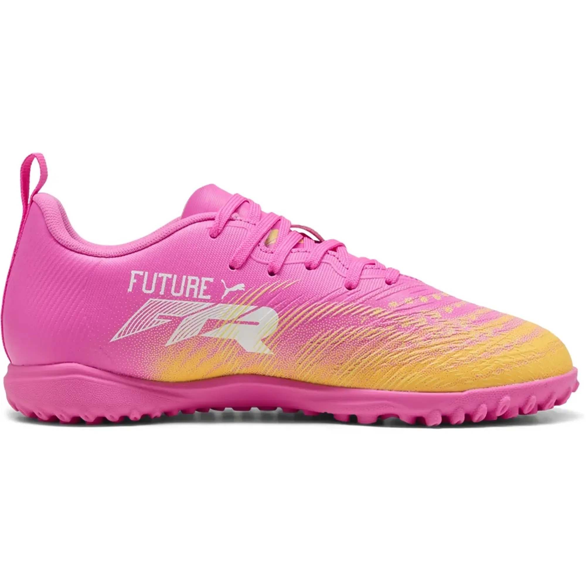 PUMA FUTURE 9 PLAY Turf Youth Trainers in Pink | Size 1