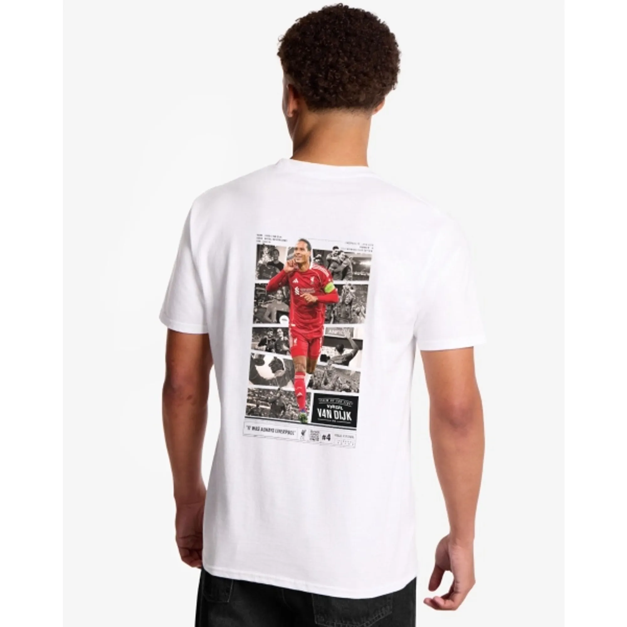 LFC Adults Virgil Montage Tee White