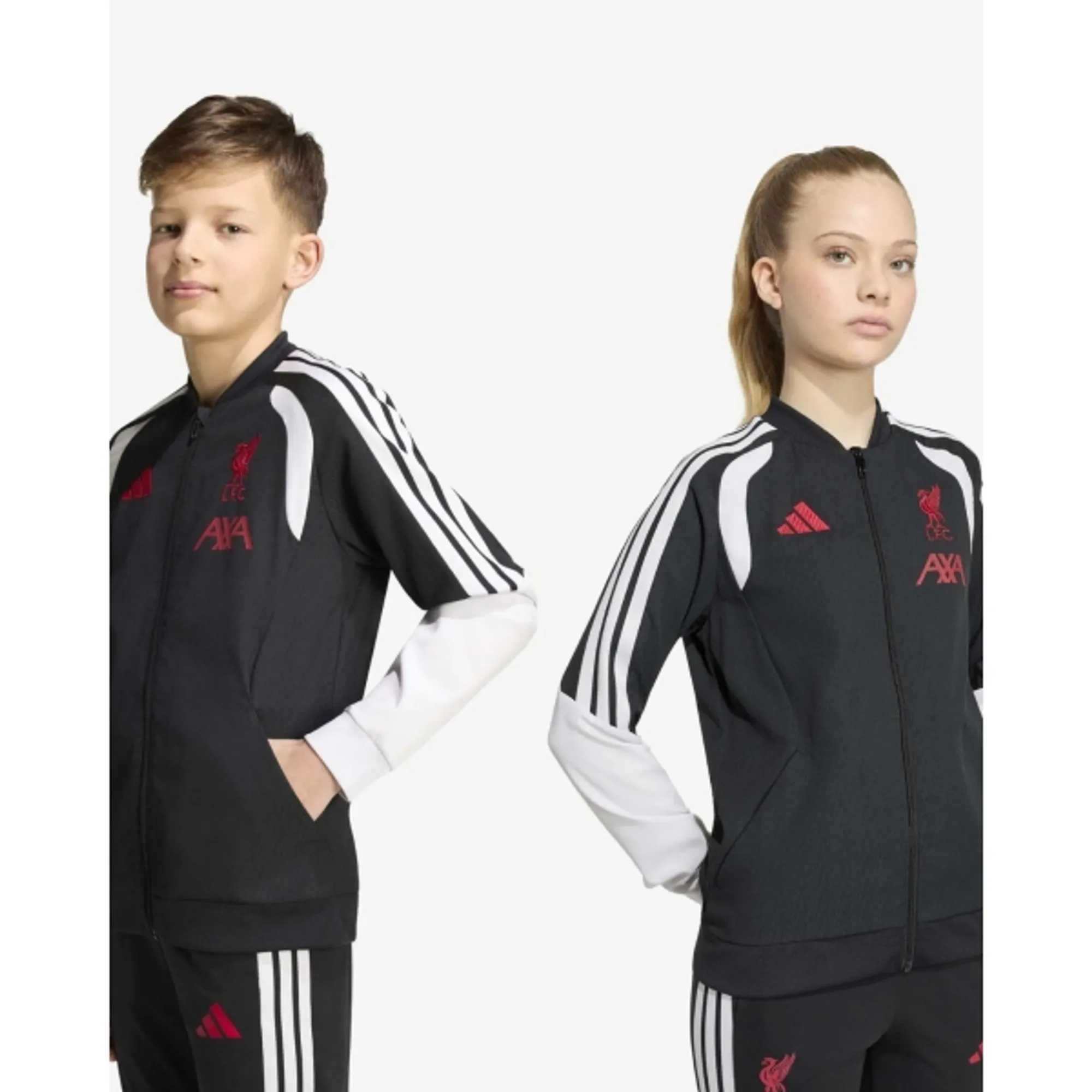 LFC adidas Youth 26/27 Tiro Presentation Jacket Black