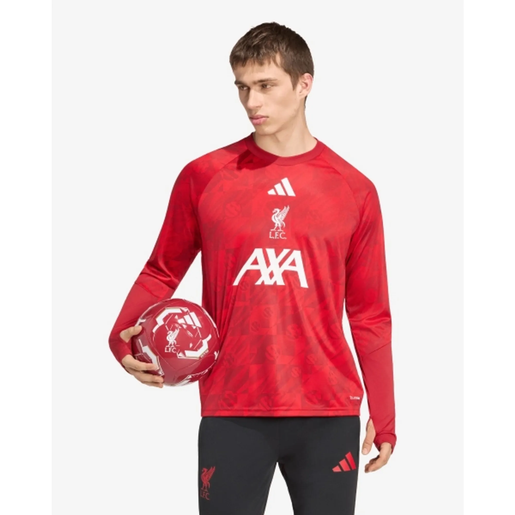 LFC adidas Mens 26/27 Pre-Match Warm Top
