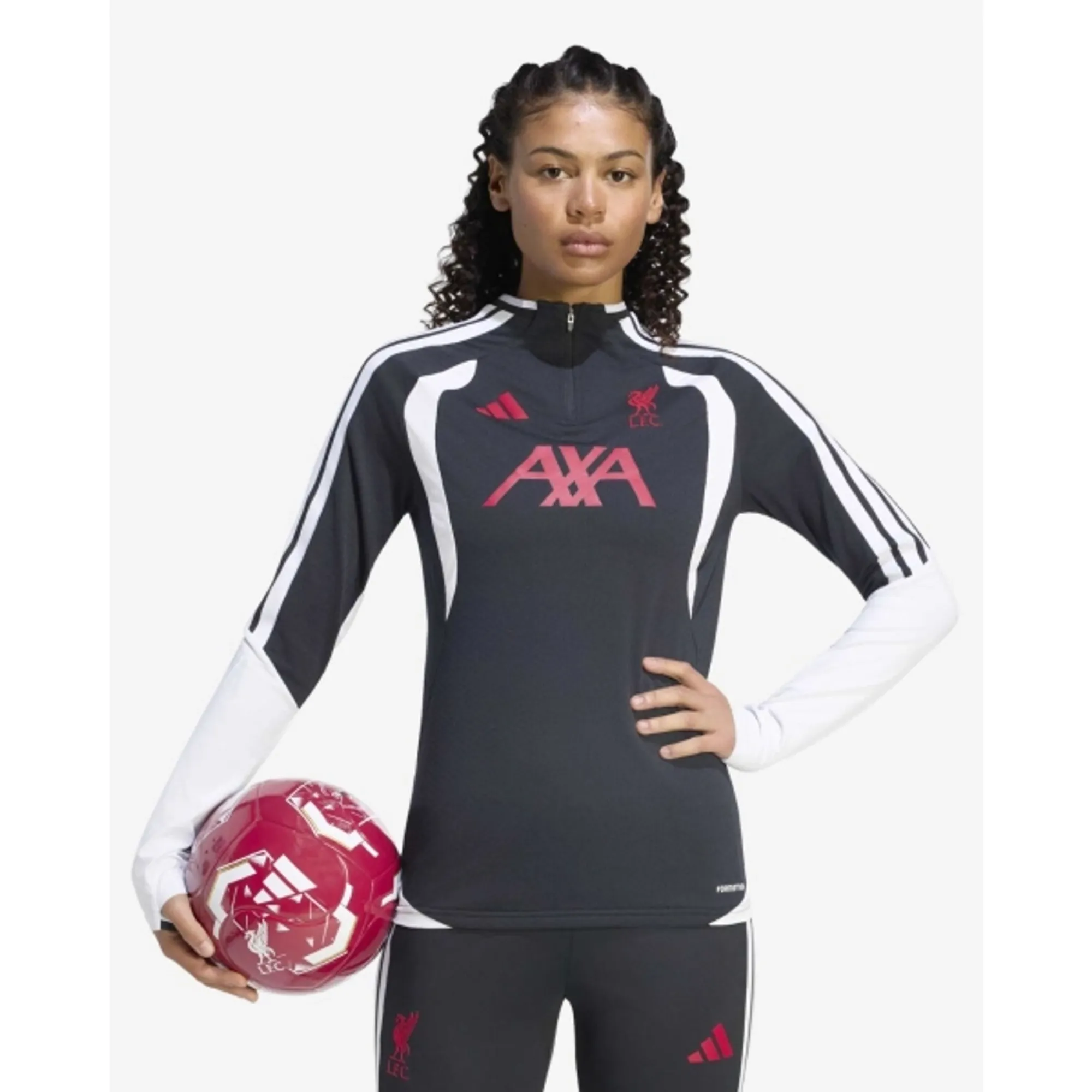 LFC adidas Womens 26/27 Tiro Training Top Black