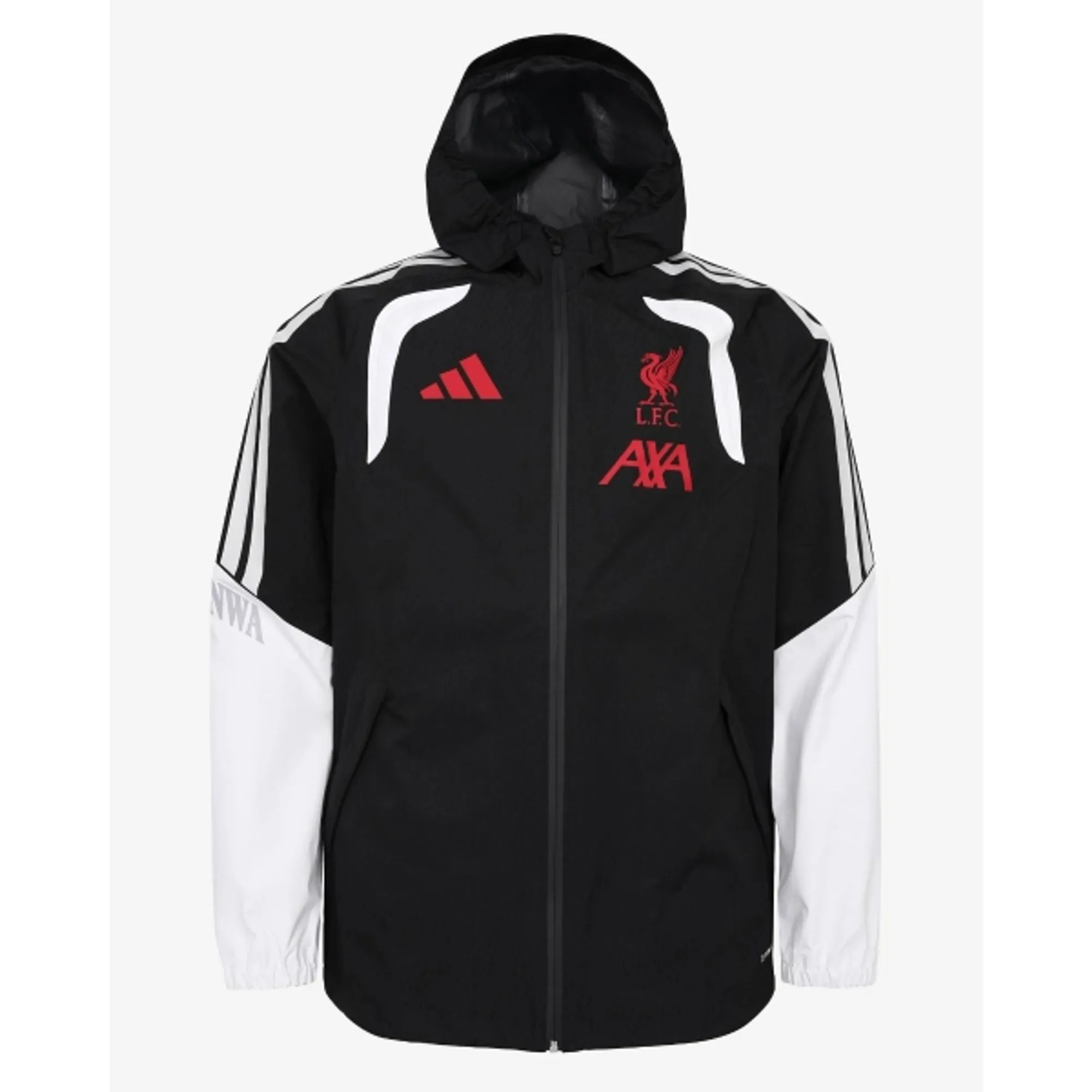 LFC adidas Mens 26/27 Tiro Pro-Rain Jacket Black