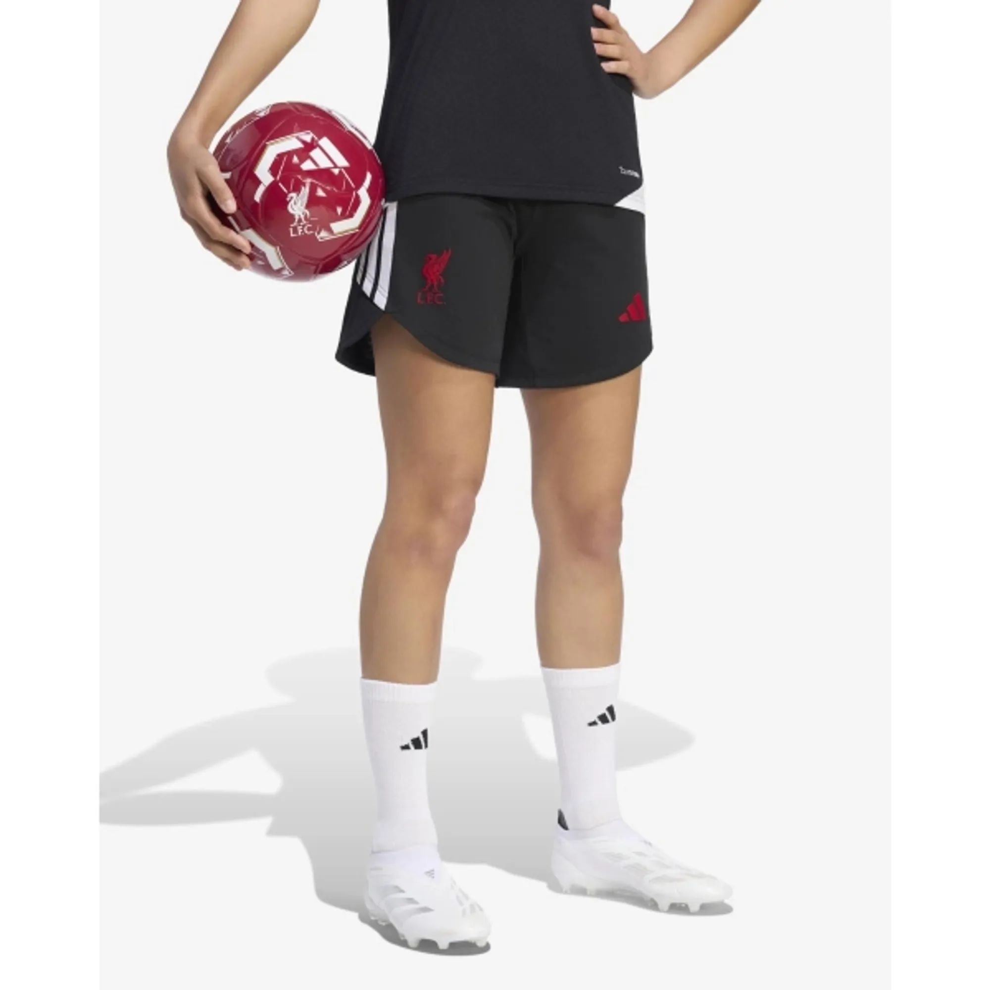 LFC adidas Womens 26/27 Tiro Training Shorts Black