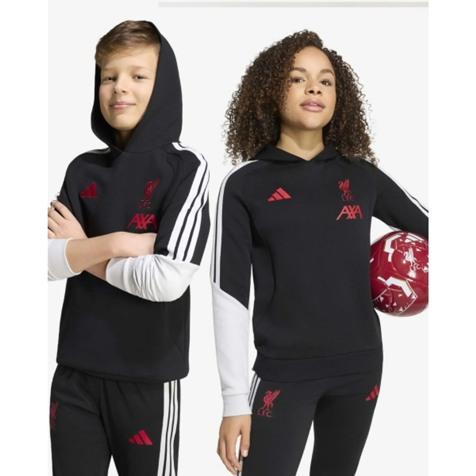 LFC adidas Youth 26/27 Tiro Training Hoodie Black