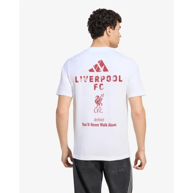 LFC adidas Mens 26/27 Stadium Graphic Tee White | 16486 | FOOTY.COM