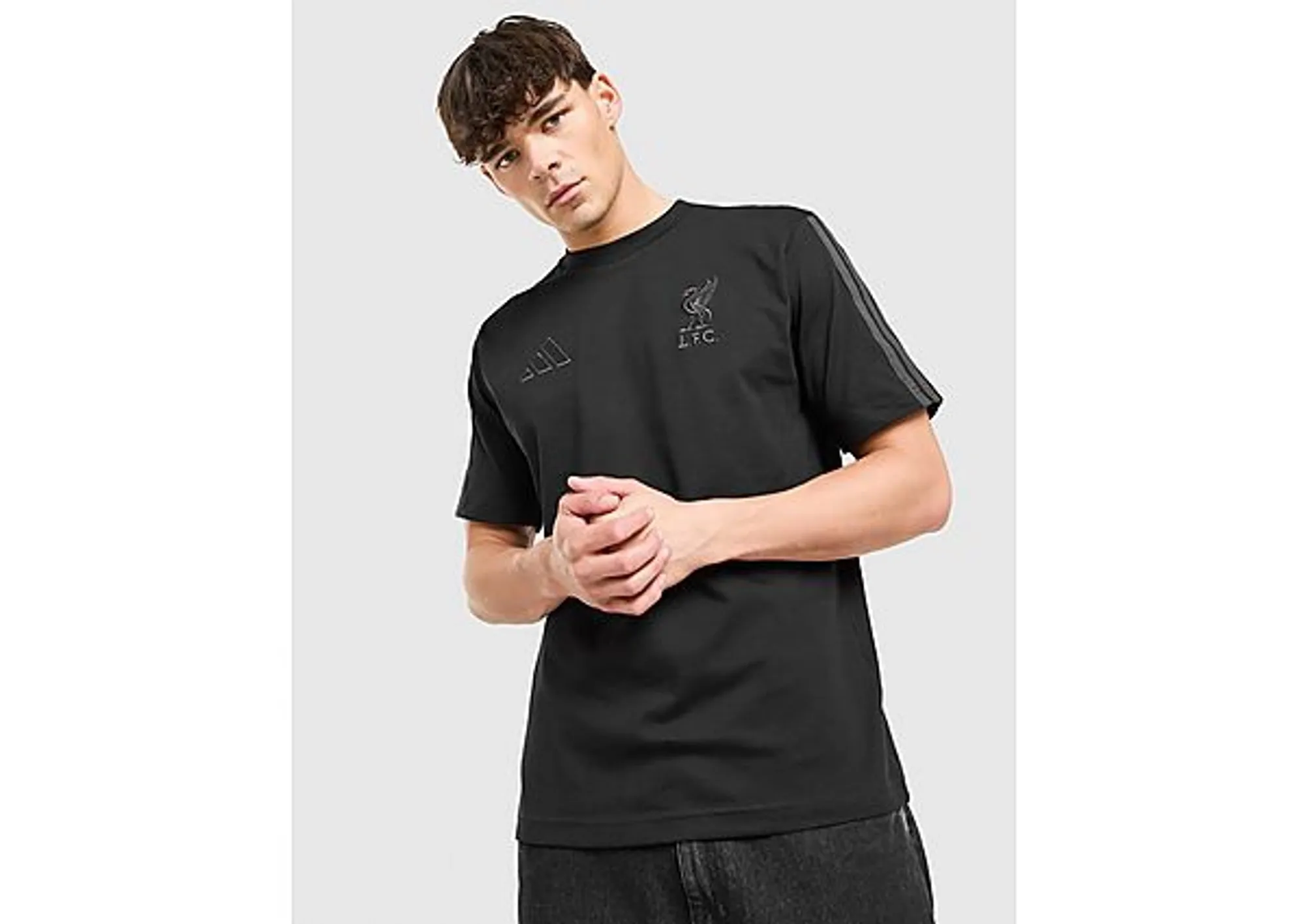 LFC adidas Adults 26/27 DNA Tee Black
