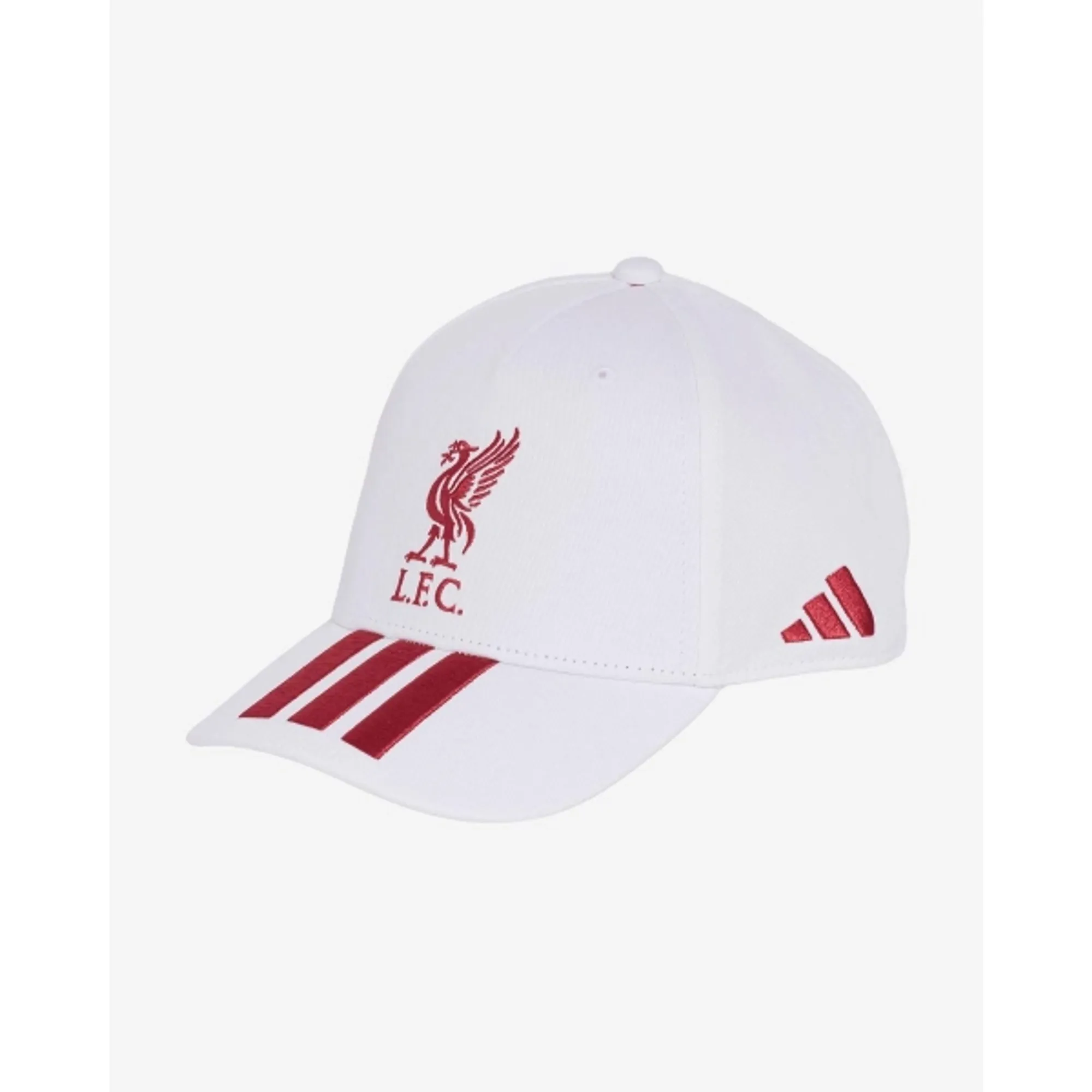 LFC adidas Youth Cap White & Active Maroon