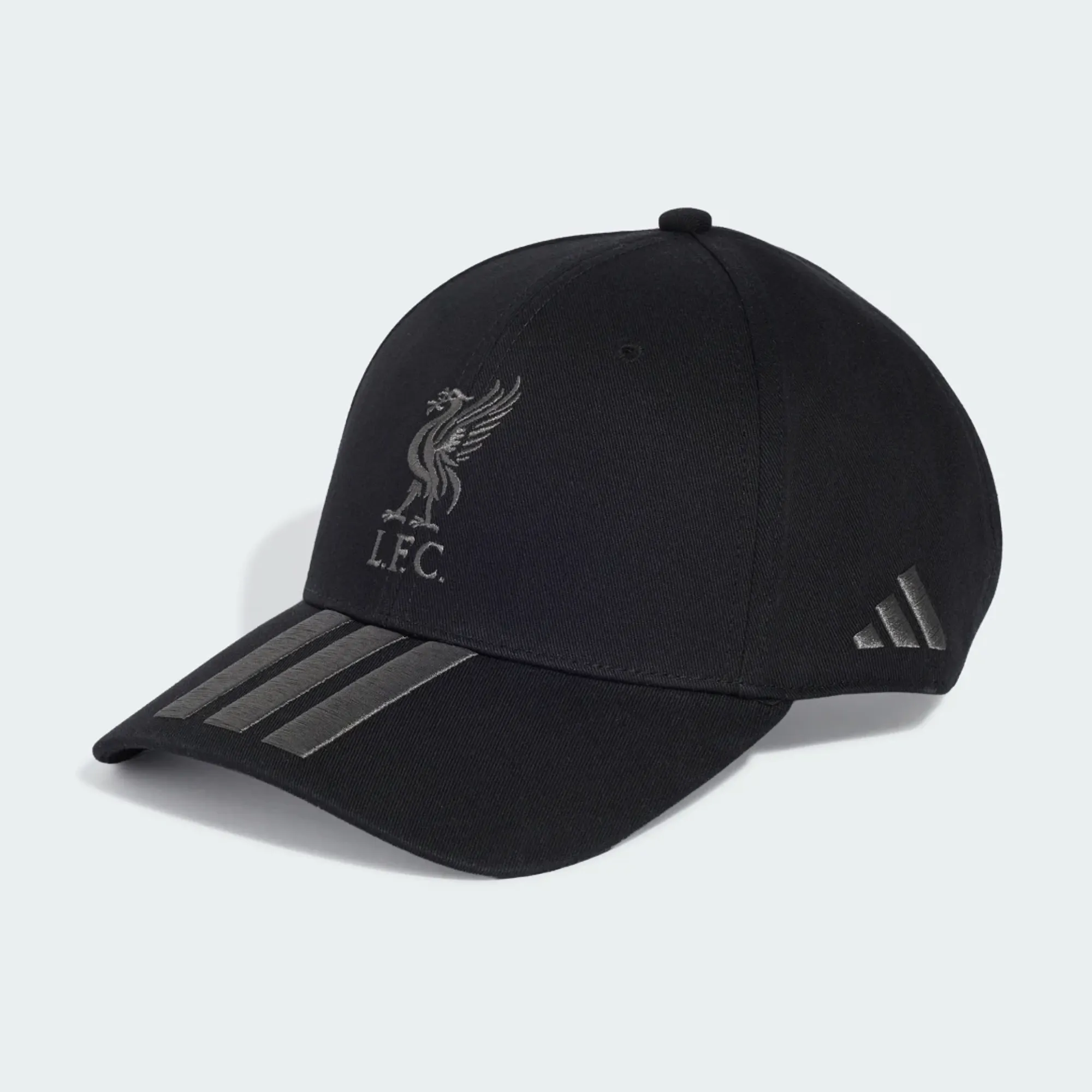 LFC adidas Adults Baseball Cap Black & Grey Six