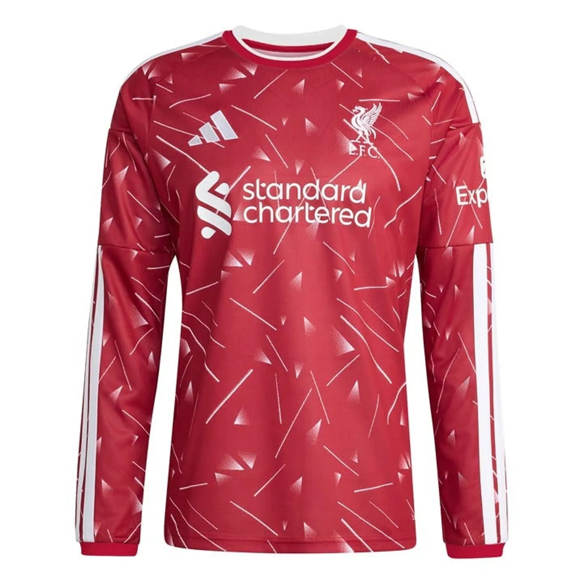 LFC adidas Mens 26/27 Home Long Sleeve Jersey