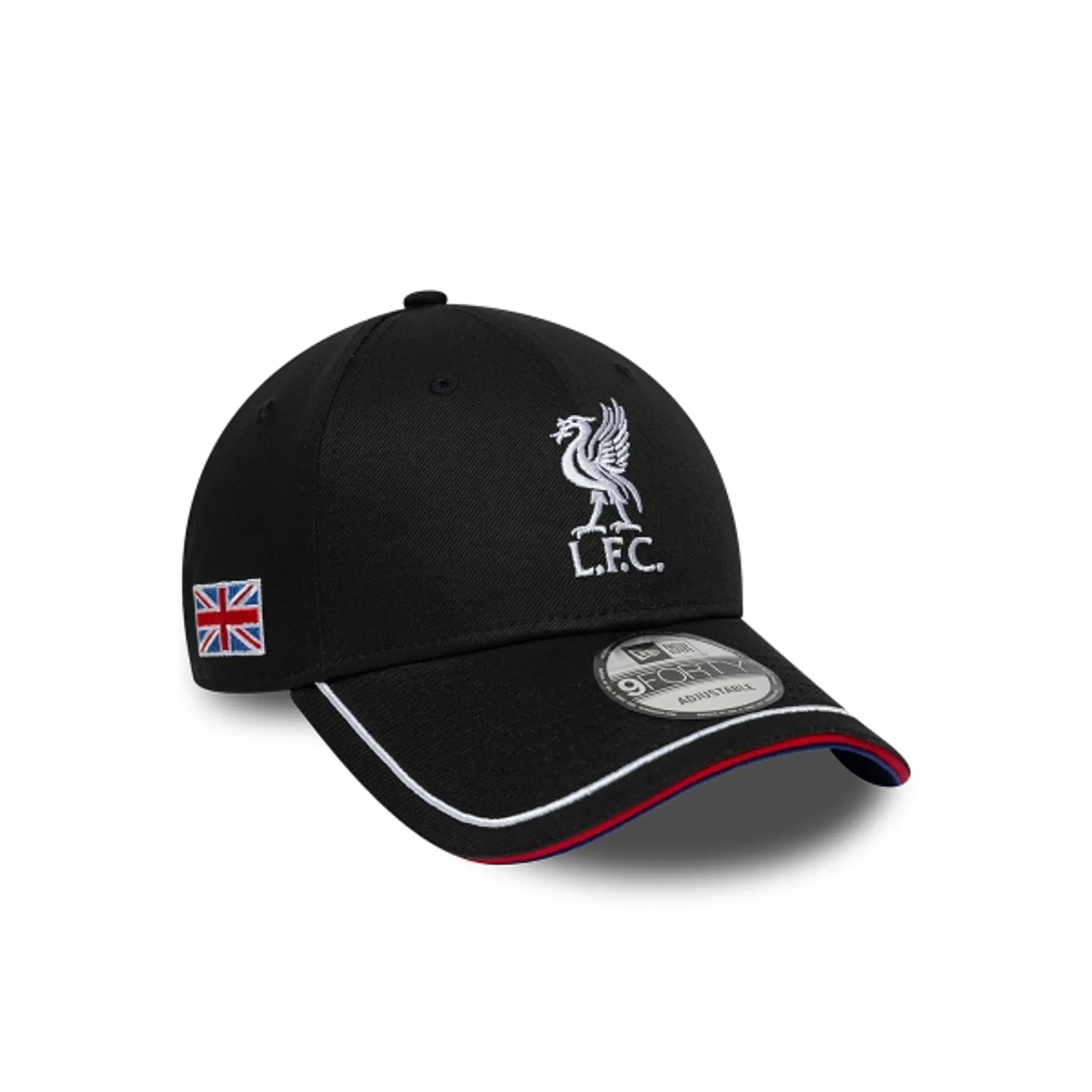 LFC New Era Adults Great Britain 9FORTY Cap Black