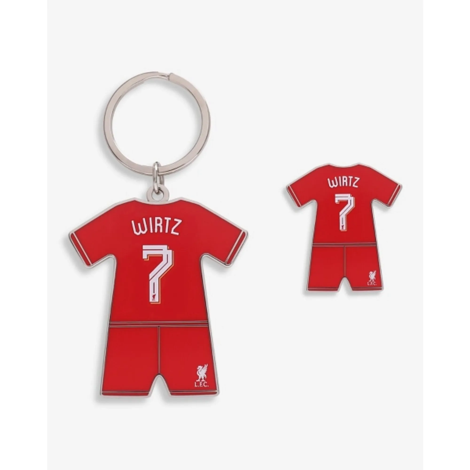 LFC 25/26 Wirtz Badge & Keyring Set
