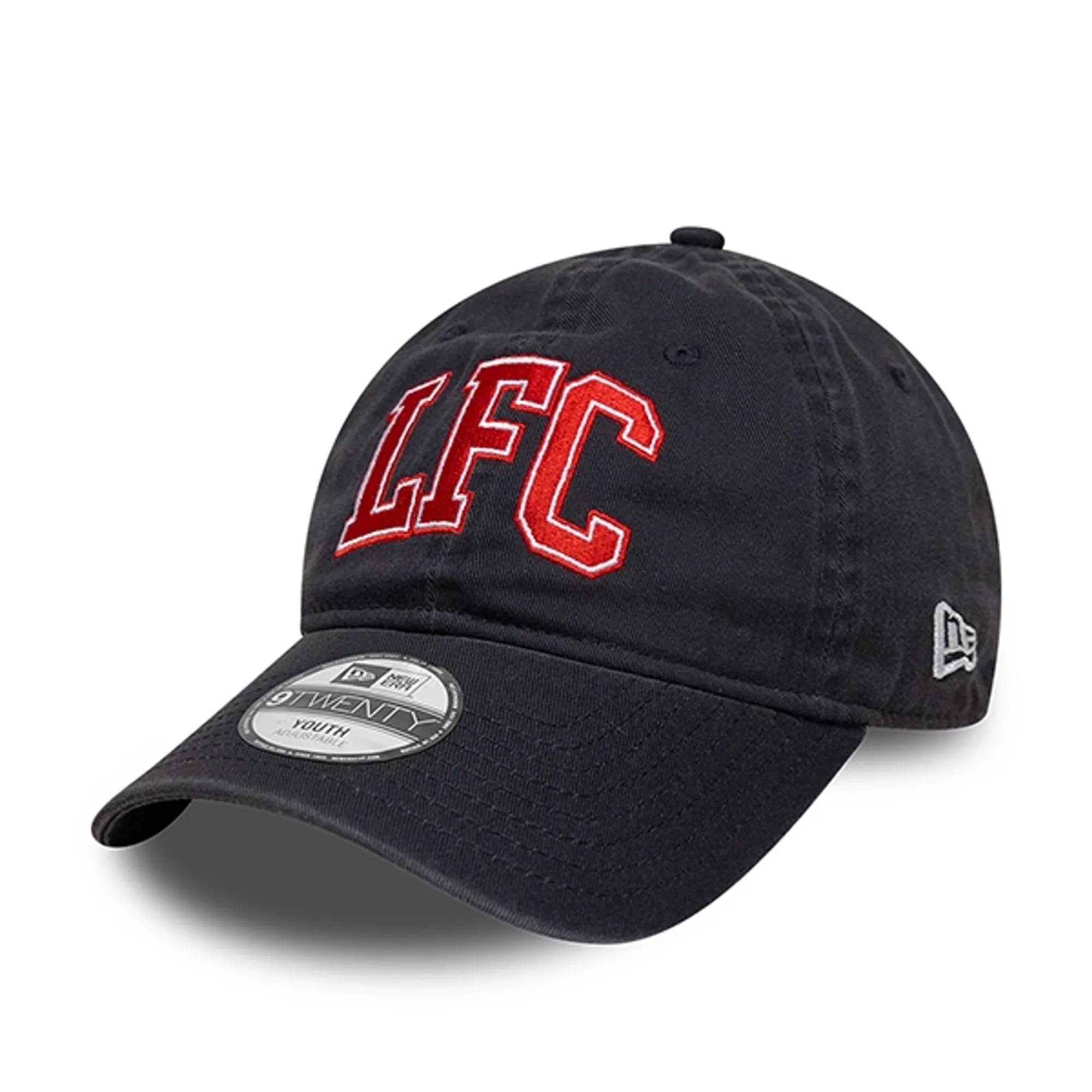 LFC New Era Juniors 9TWENTY Cap Wordmark Navy