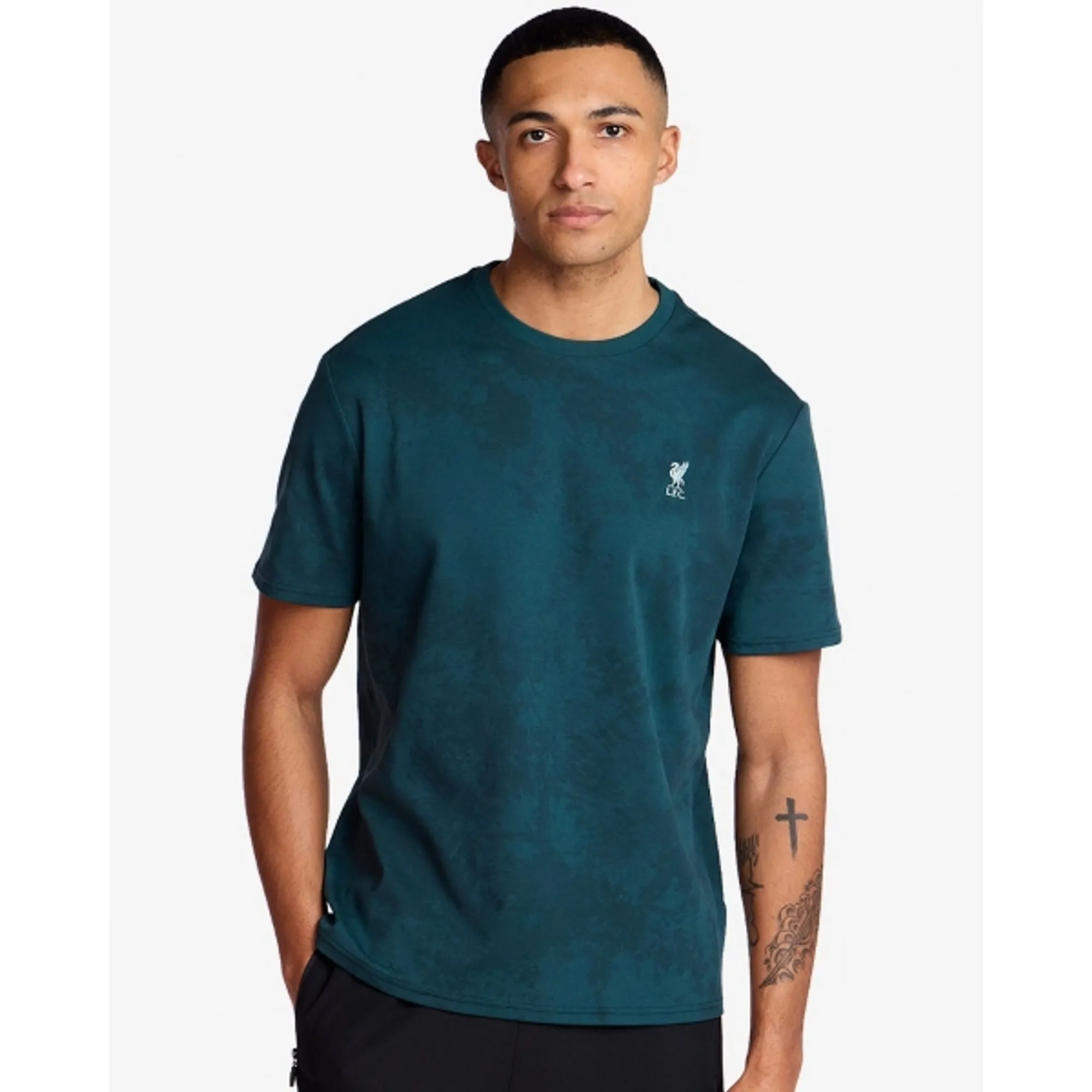 LFC Mens Oversized Tie Dye Effect Green