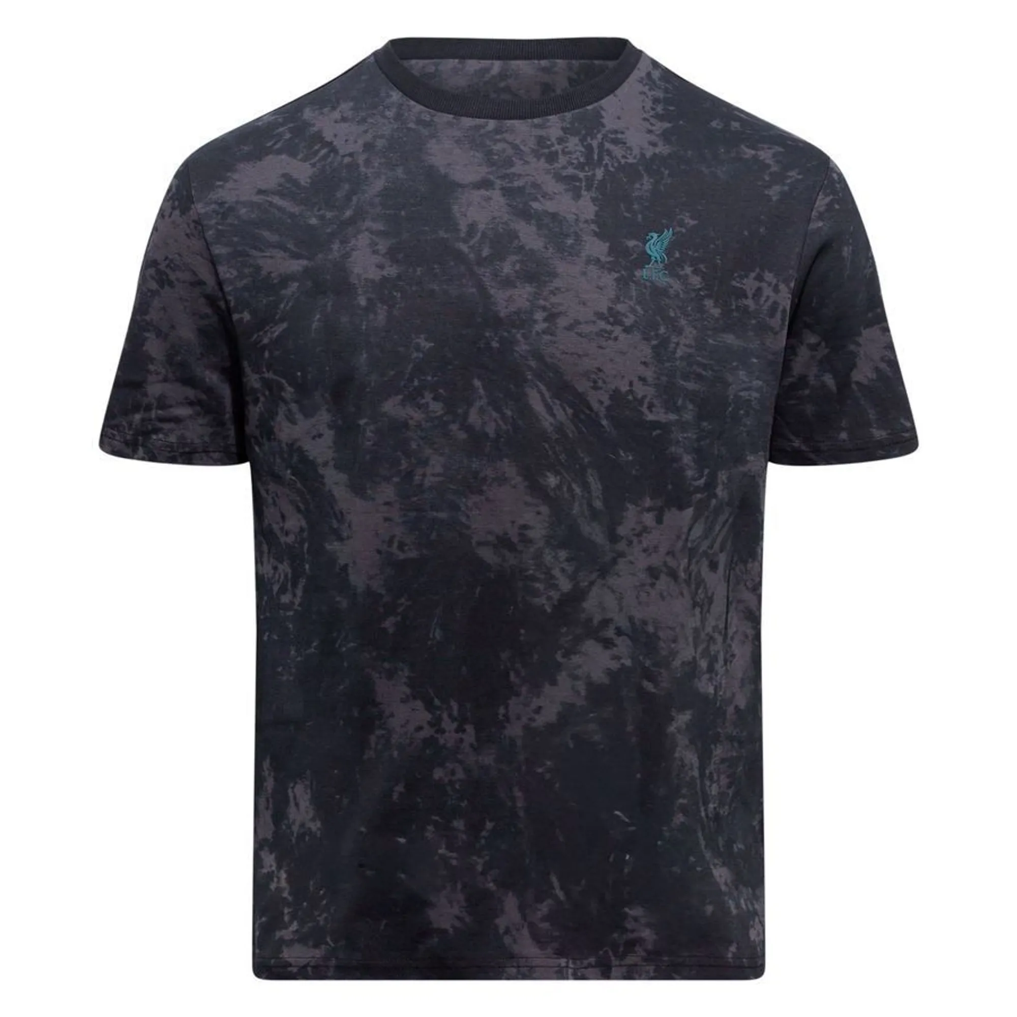 LFC Mens Oversized Tie Dye Effect Black