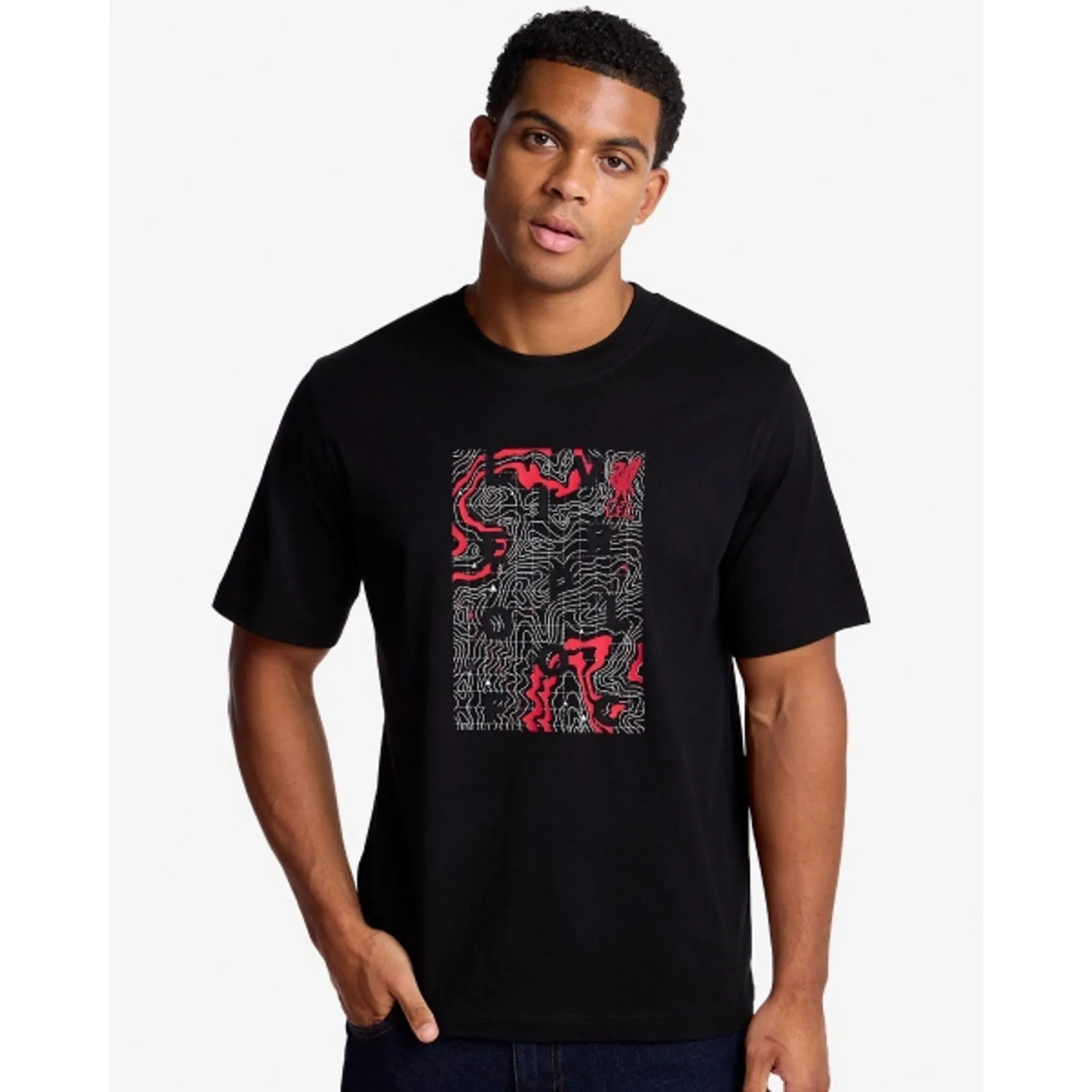 LFC Mens Flock Tee Black