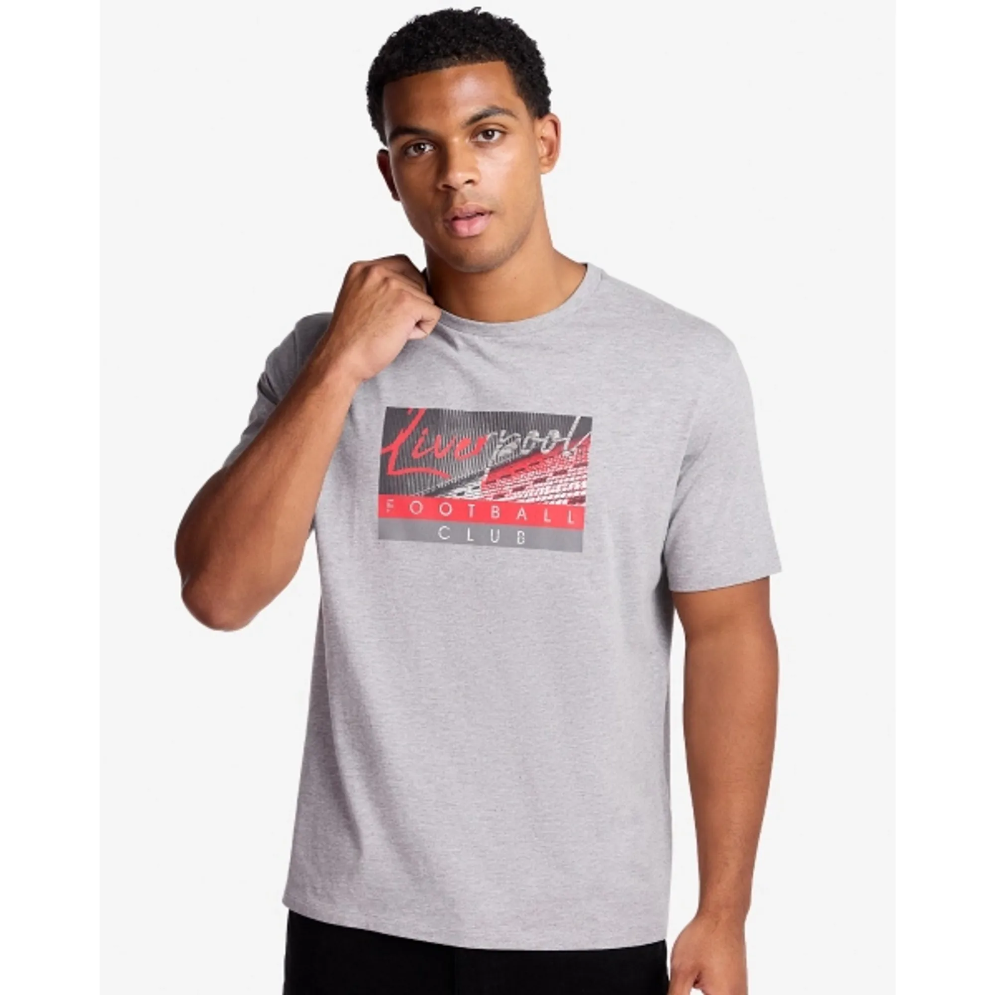 LFC Mens Seating Stadium Tee Grey